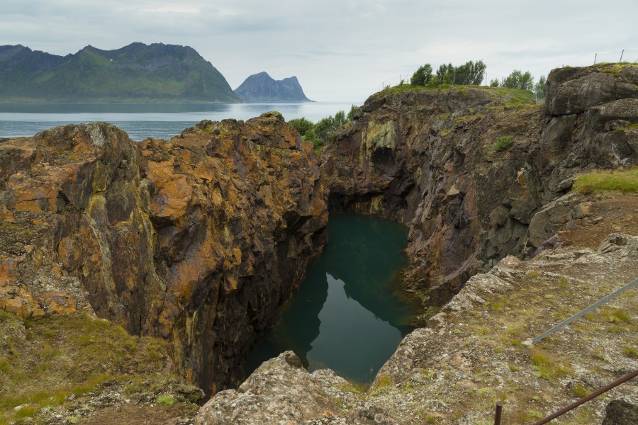 Nickel mine at Hamn, Senja, Troms, Norway, 2014 August