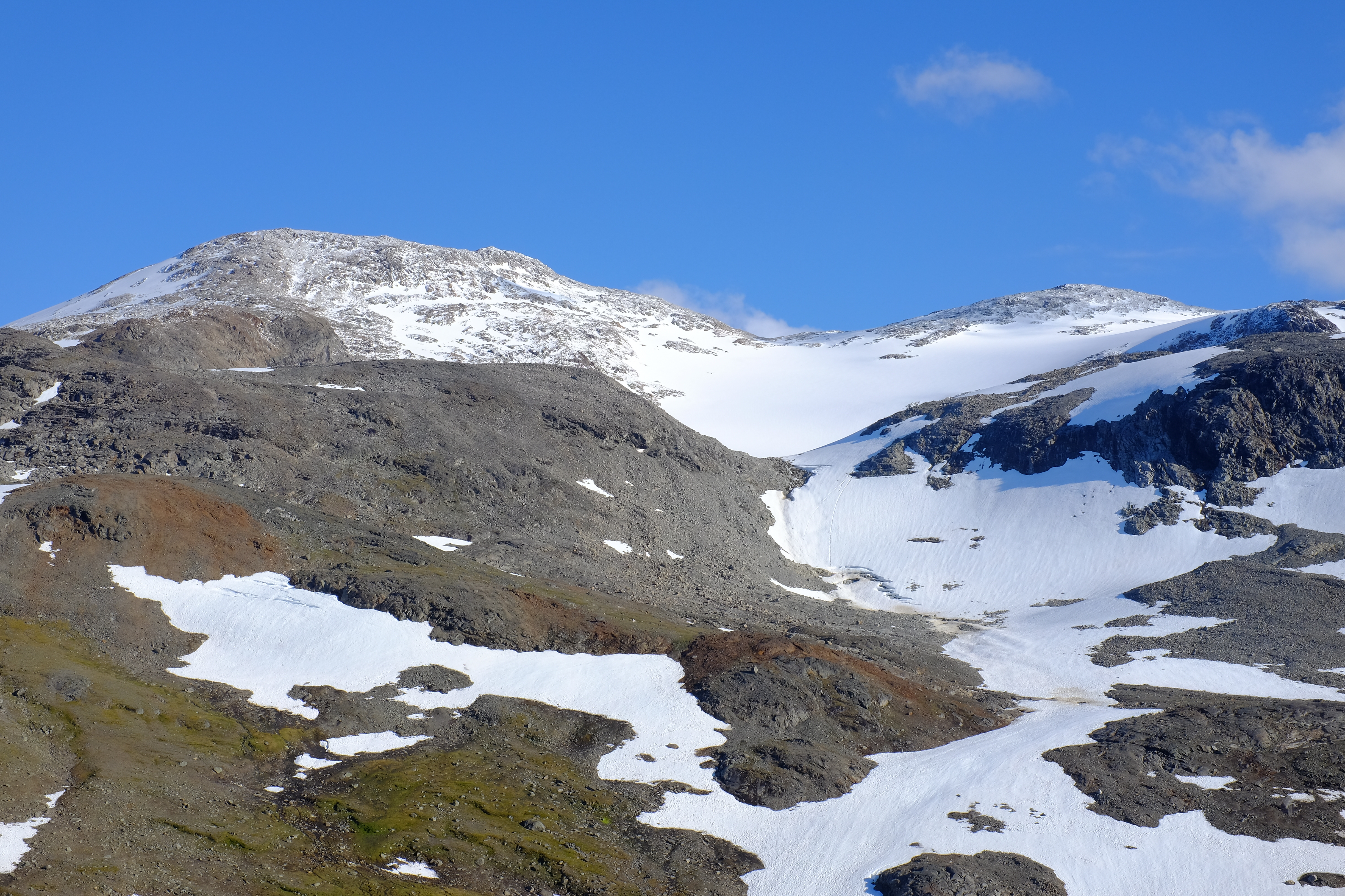 Sårjåstjåhkkå peak in Sulitjelma