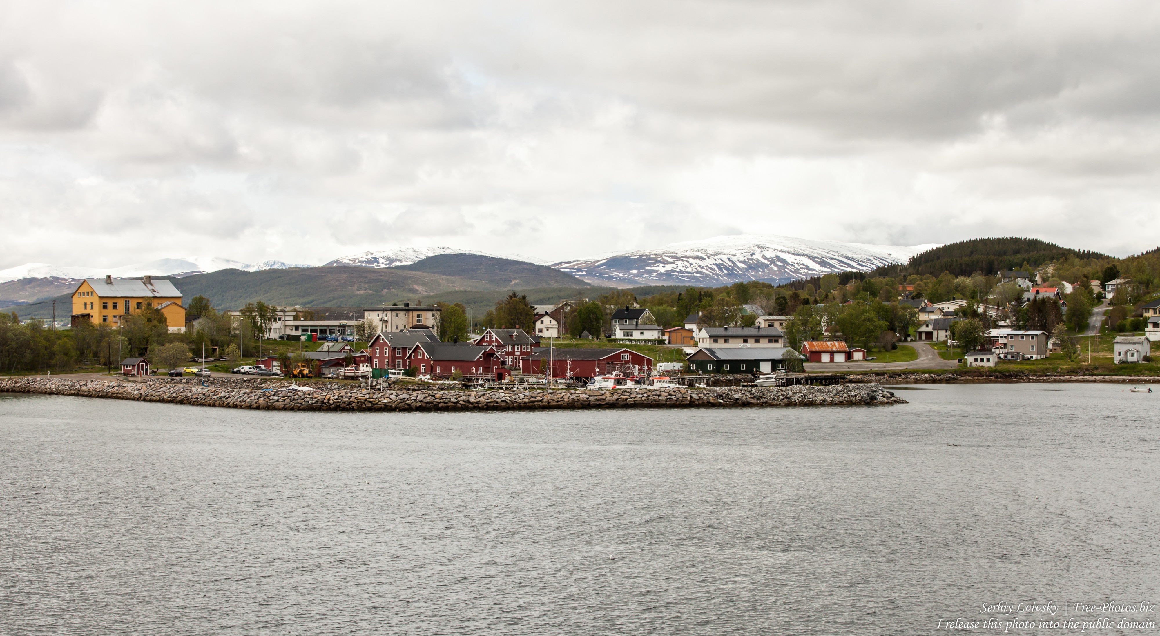 Photo of way between Finnsnes and Tromso, Norway, photographed in June ...