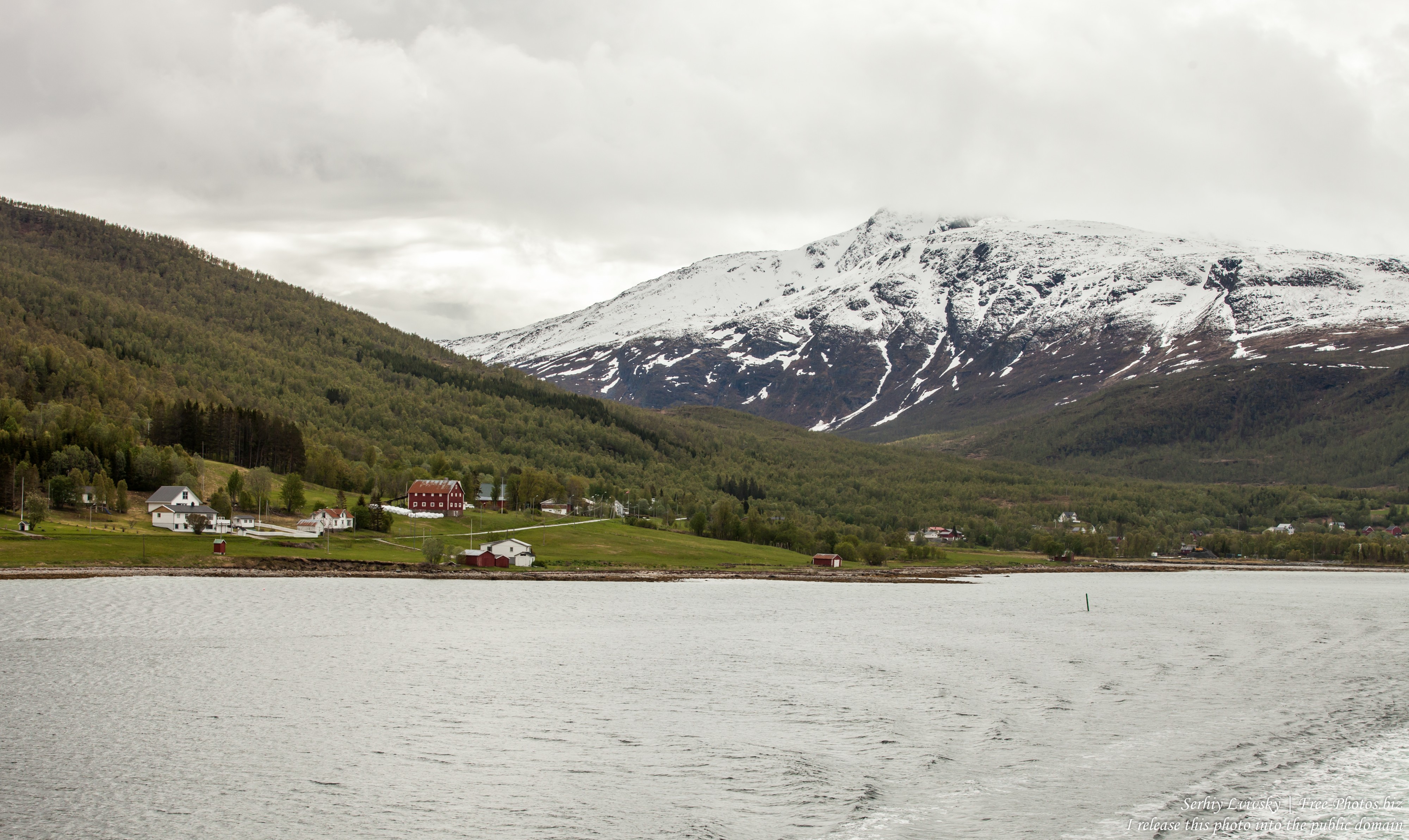 Photo of way between Finnsnes and Tromso, Norway, photographed in June ...