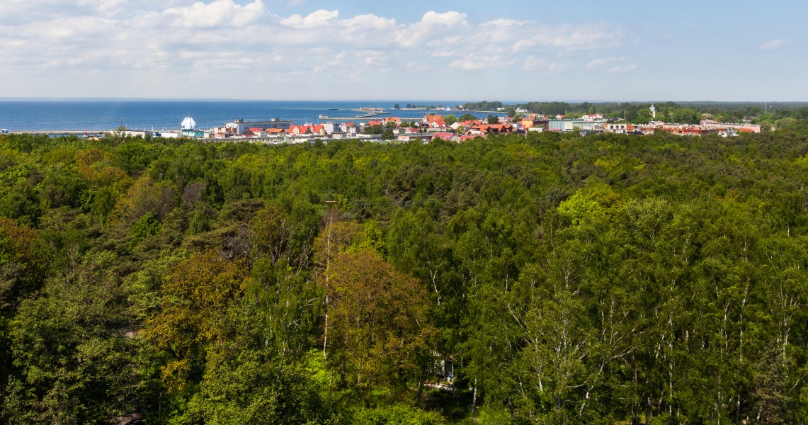 Vista de Hel desde su faro, Polonia, 2013-05-23, DD 01