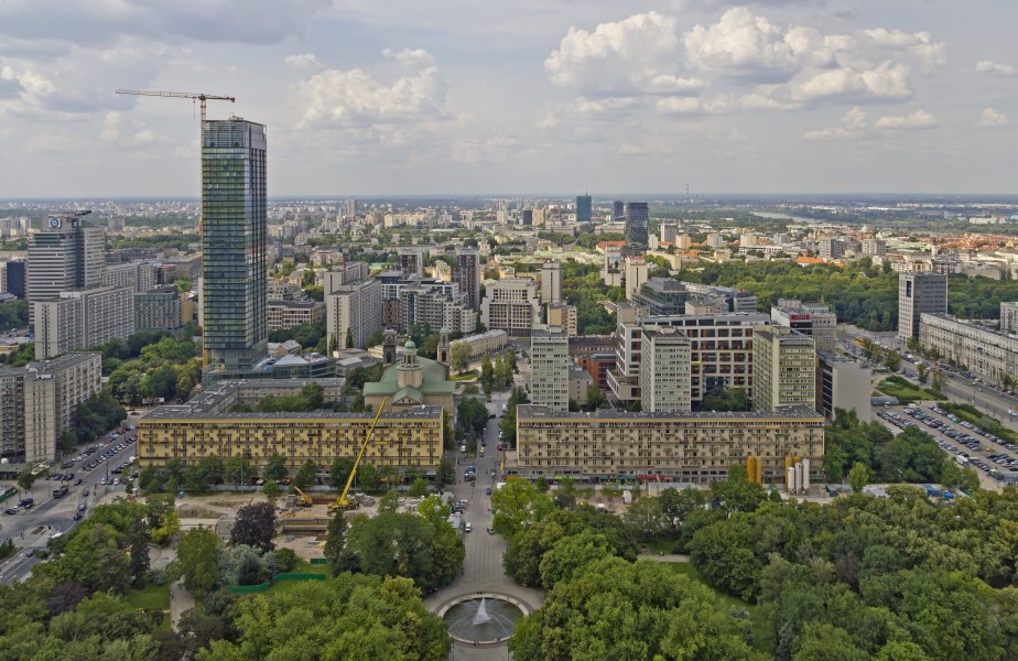 Warsaw 07-13 img29 View from Palace of Culture and Science