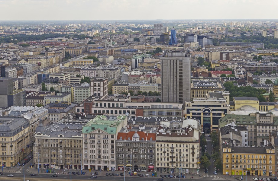 Warsaw 07-13 img32 View from Palace of Culture and Science