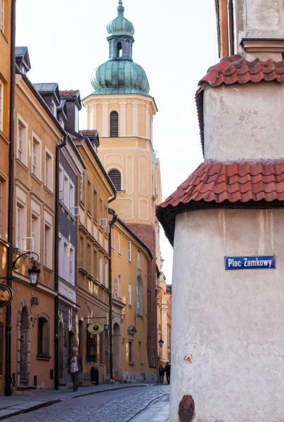 a street near the Castle Square (Plac Zamkowy) in Warsaw (Warszawa), Poland, June 2014, picture 2/9