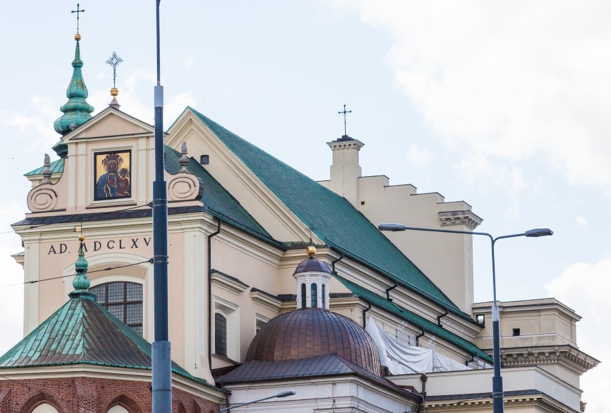 a church in Warsaw (Warszawa), Poland, June 2014, picture 7/9