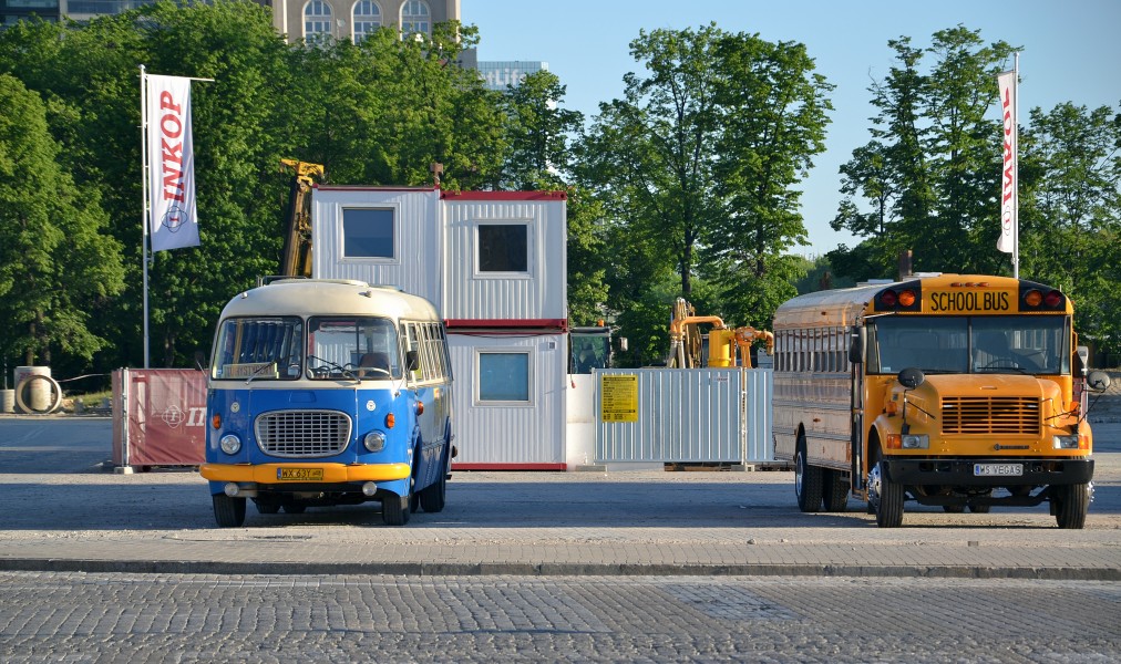 Warszawa (Warsaw) - old buses