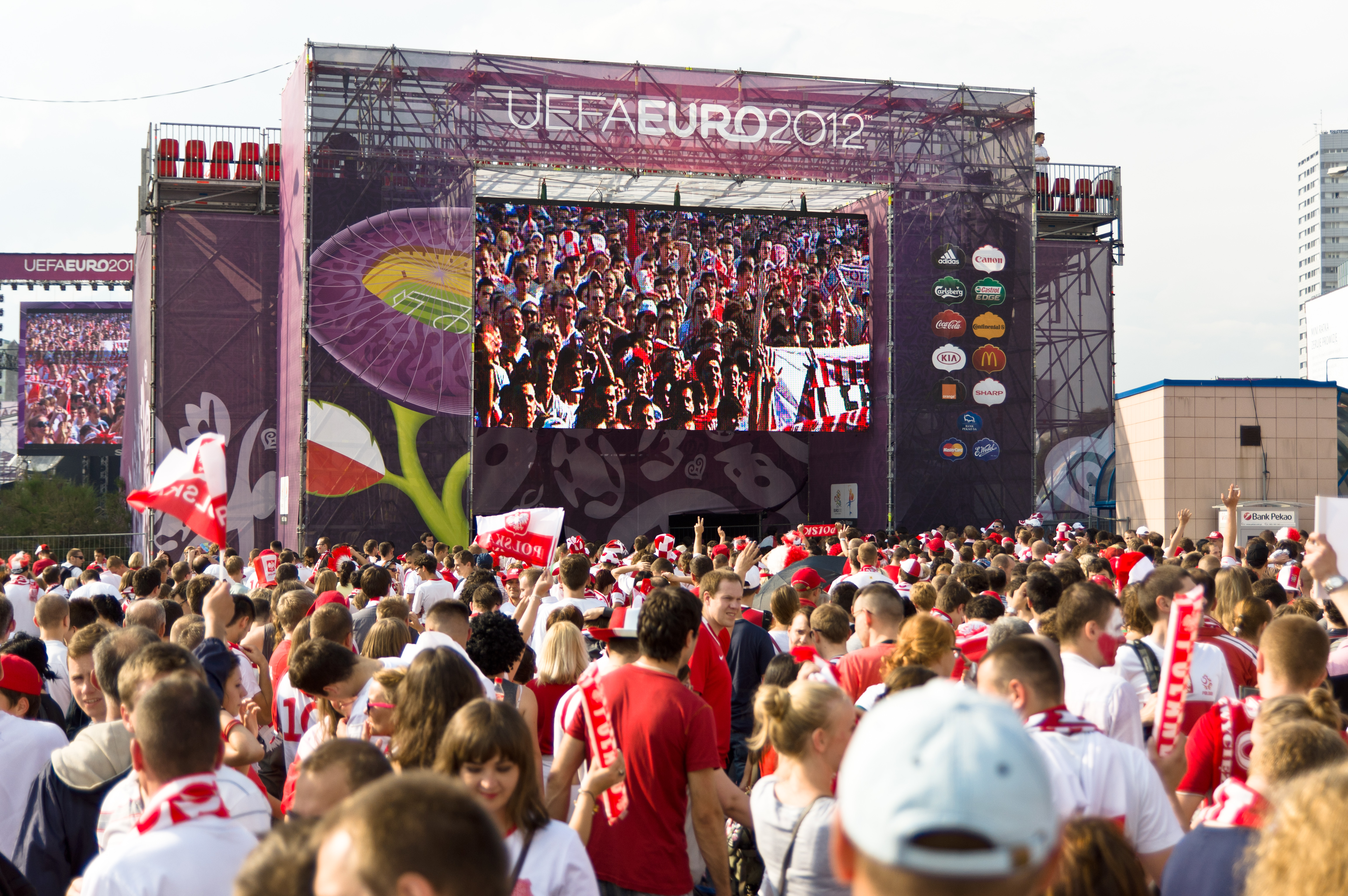 UEFA Euro 2012, Warsaw, Fanzone 01