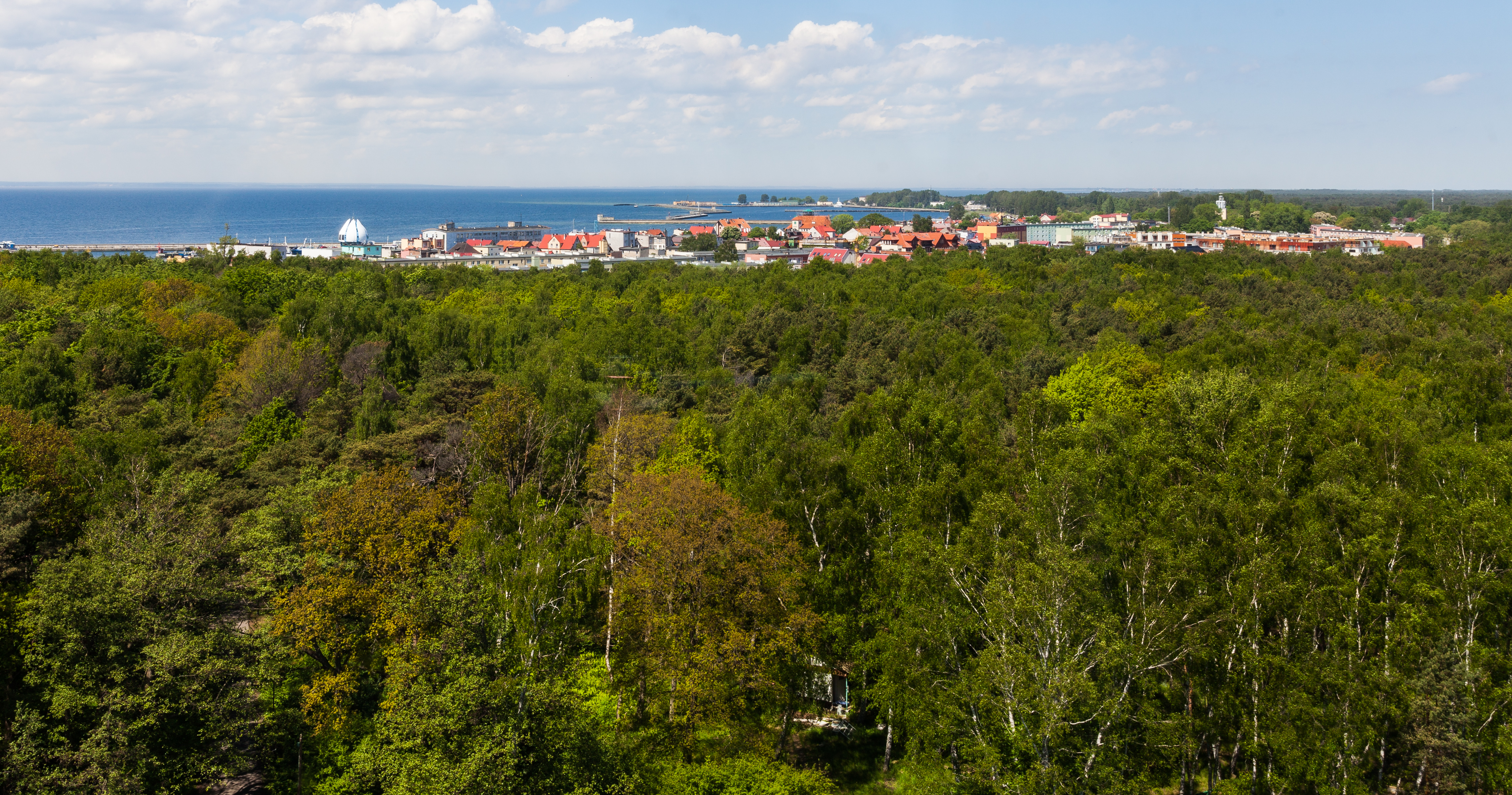 Vista de Hel desde su faro, Polonia, 2013-05-23, DD 01