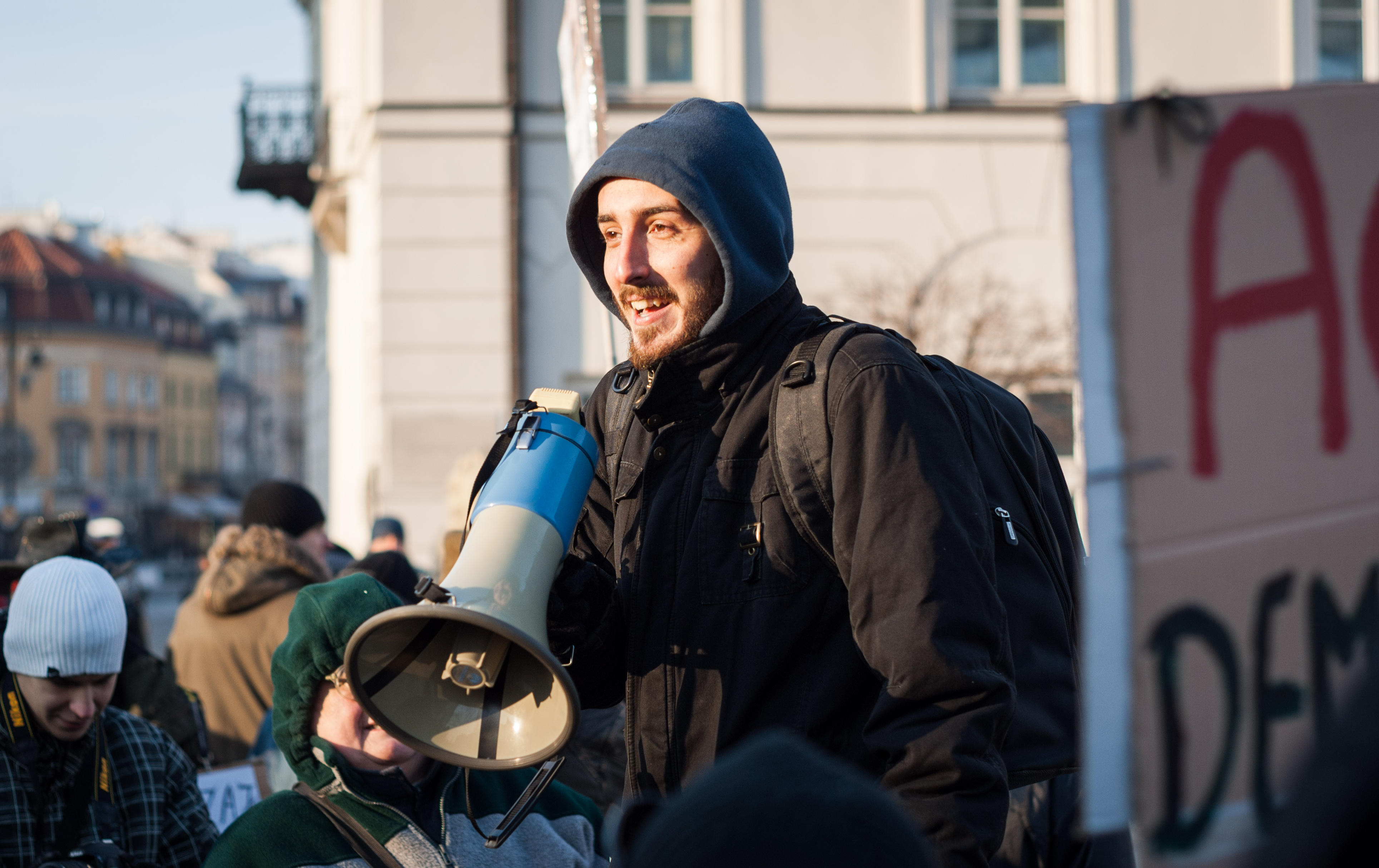 Warszawa, Pałac Prezydencki, protest ACTA 11