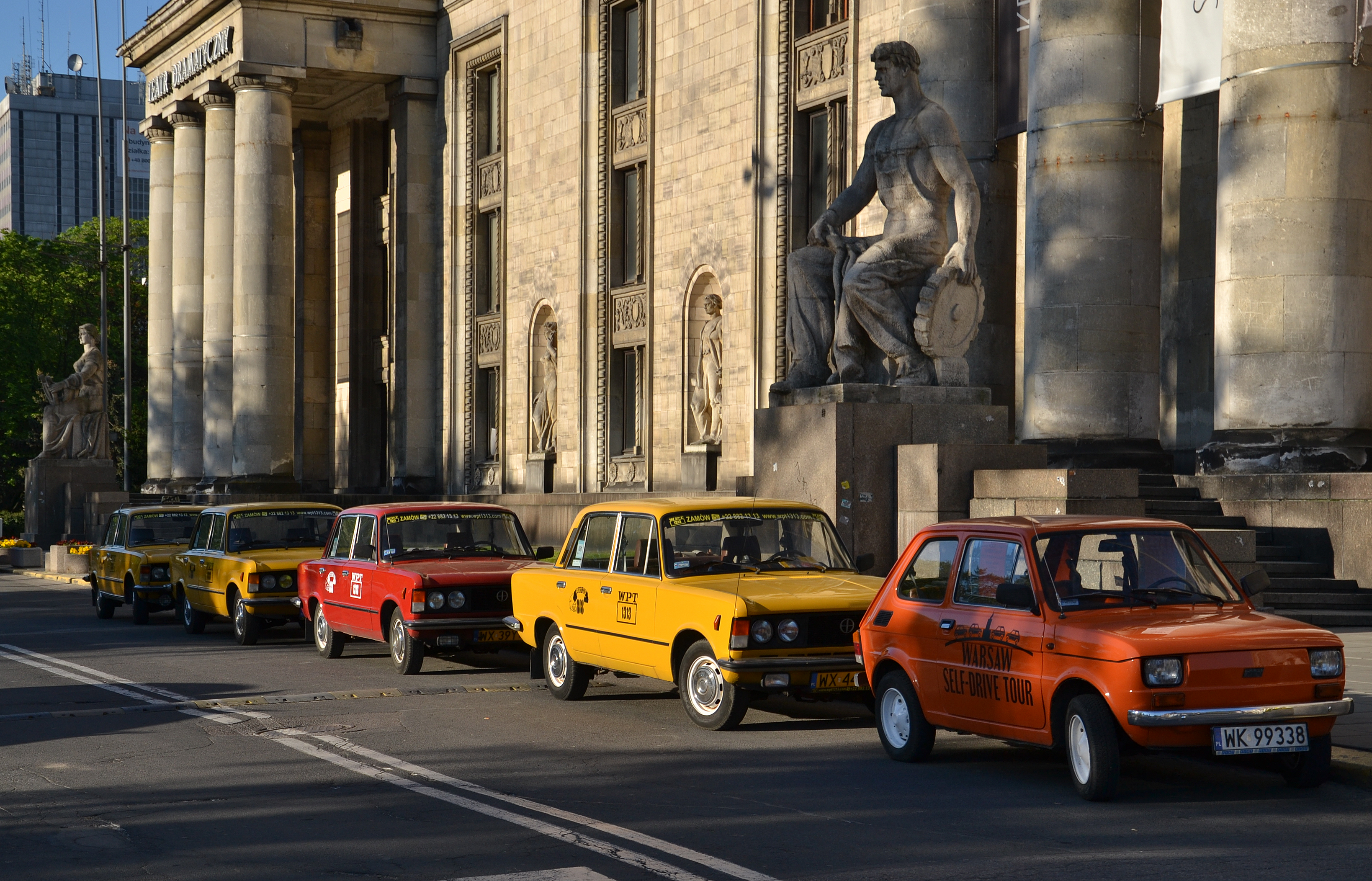 Warszawa (Warsaw) - old polish cars (Fiat126p and Fiat125p)