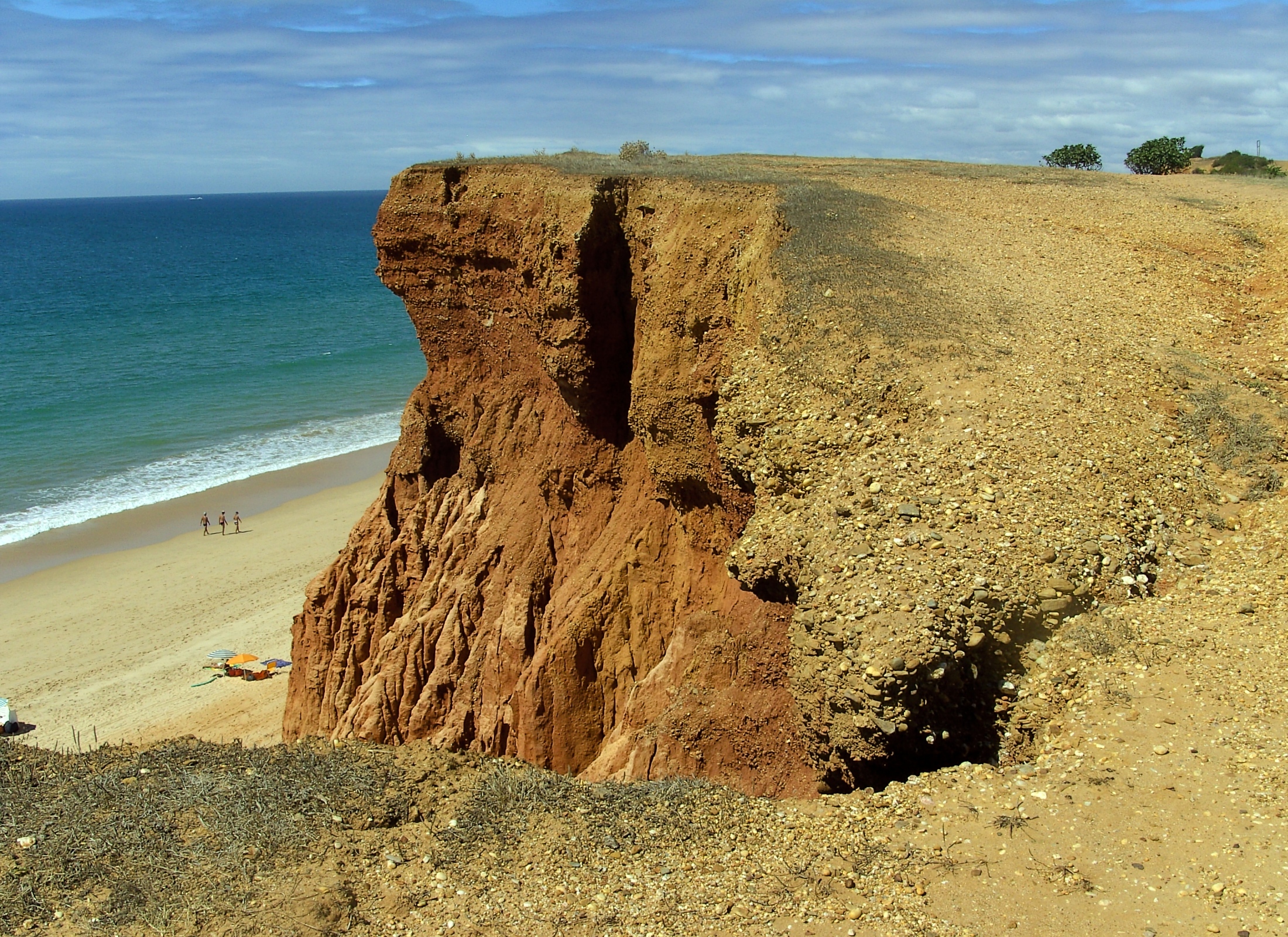 Coast of Albufeira in Portugal