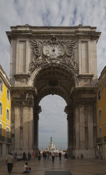 Arco Triunfal da Rua Augusta, Plaza del Comercio, Lisboa, Portugal, 2012-05-12, DD 03