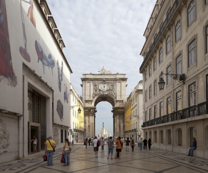 Arco Triunfal da Rua Augusta, Plaza del Comercio, Lisboa, Portugal, 2012-05-12, DD 04