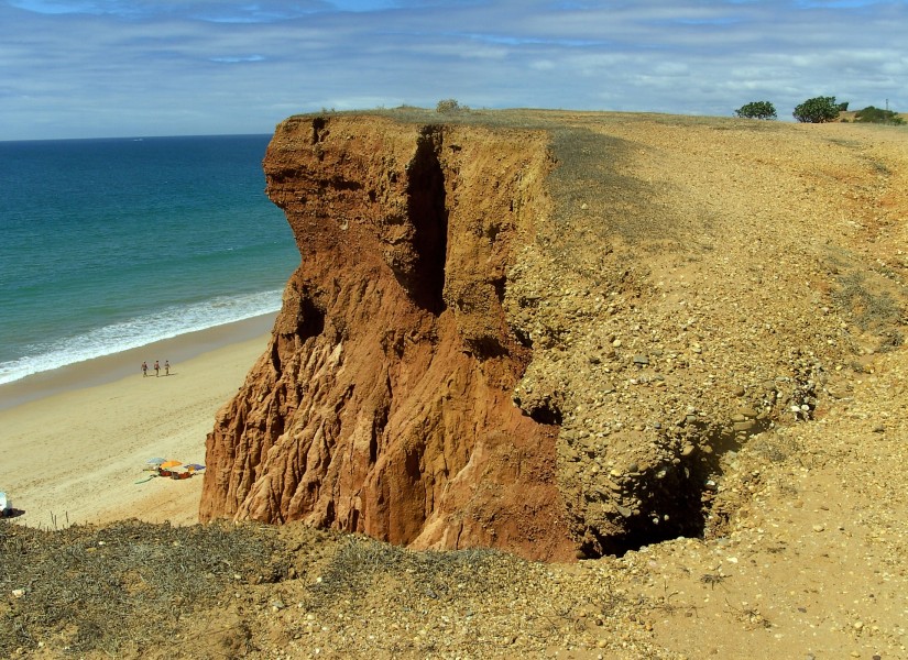 Coast of Albufeira in Portugal