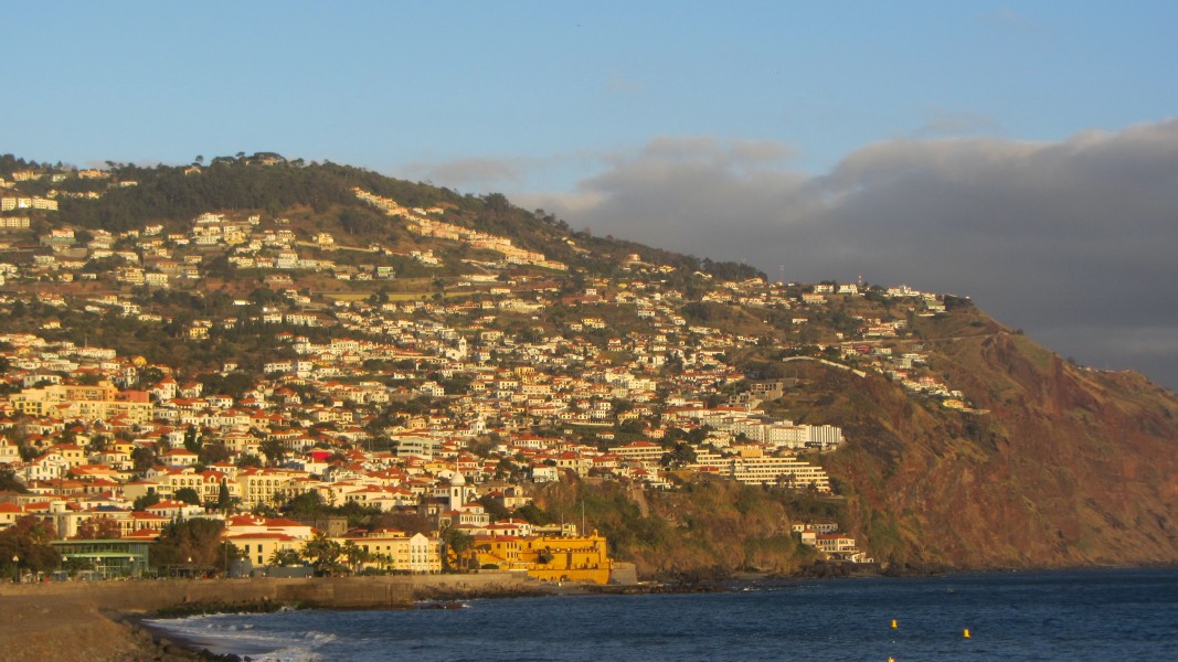Funchal in the sunset, Madeira - Jan 2012