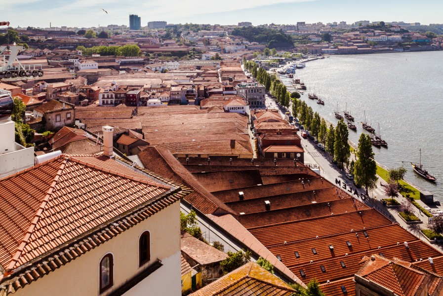 Vista de Vila Nova de Gaia desde Jardim do Morro, Portugal, 2012-05-09, DD 05