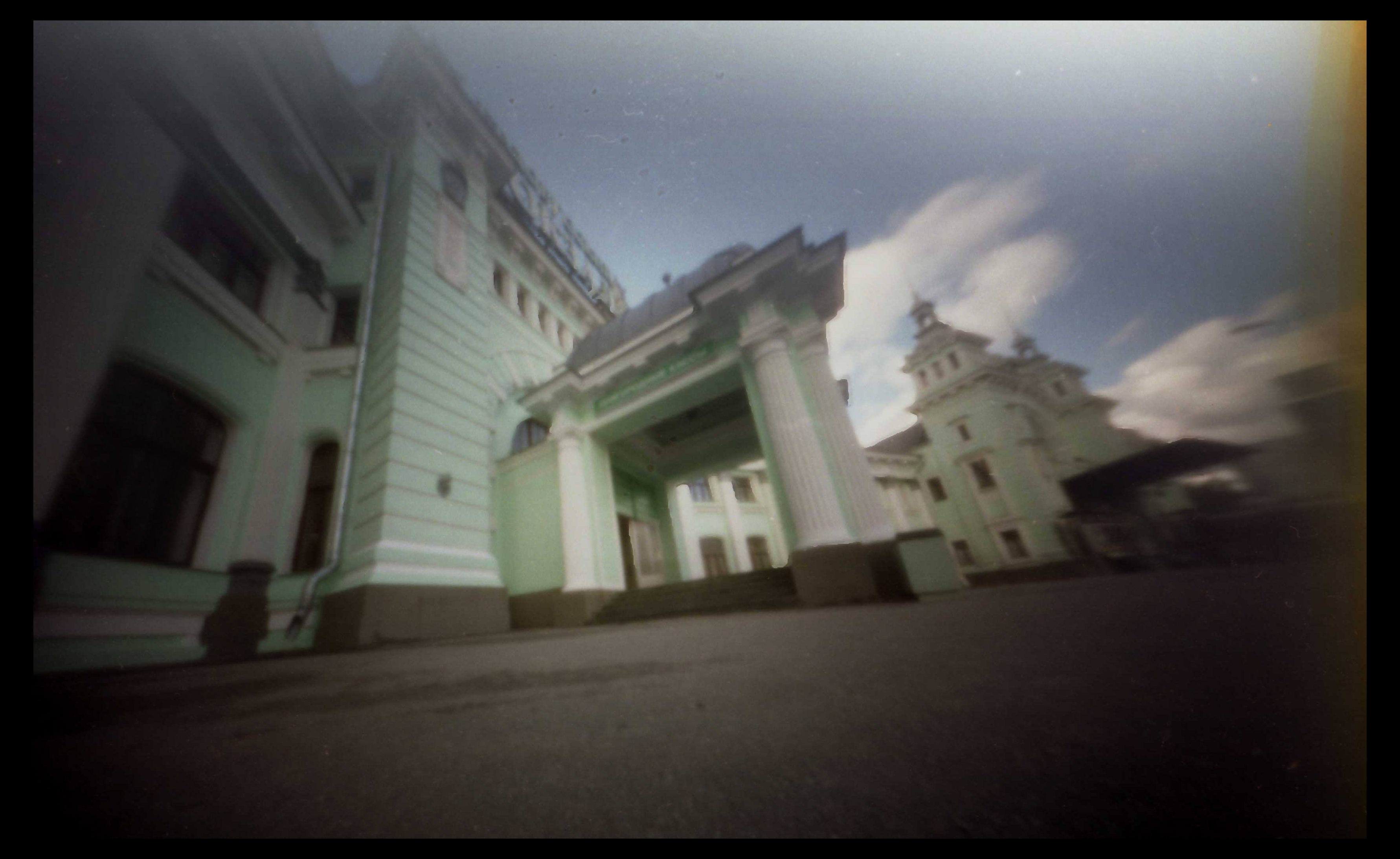 Byelorussky Station- a pinhole photograph