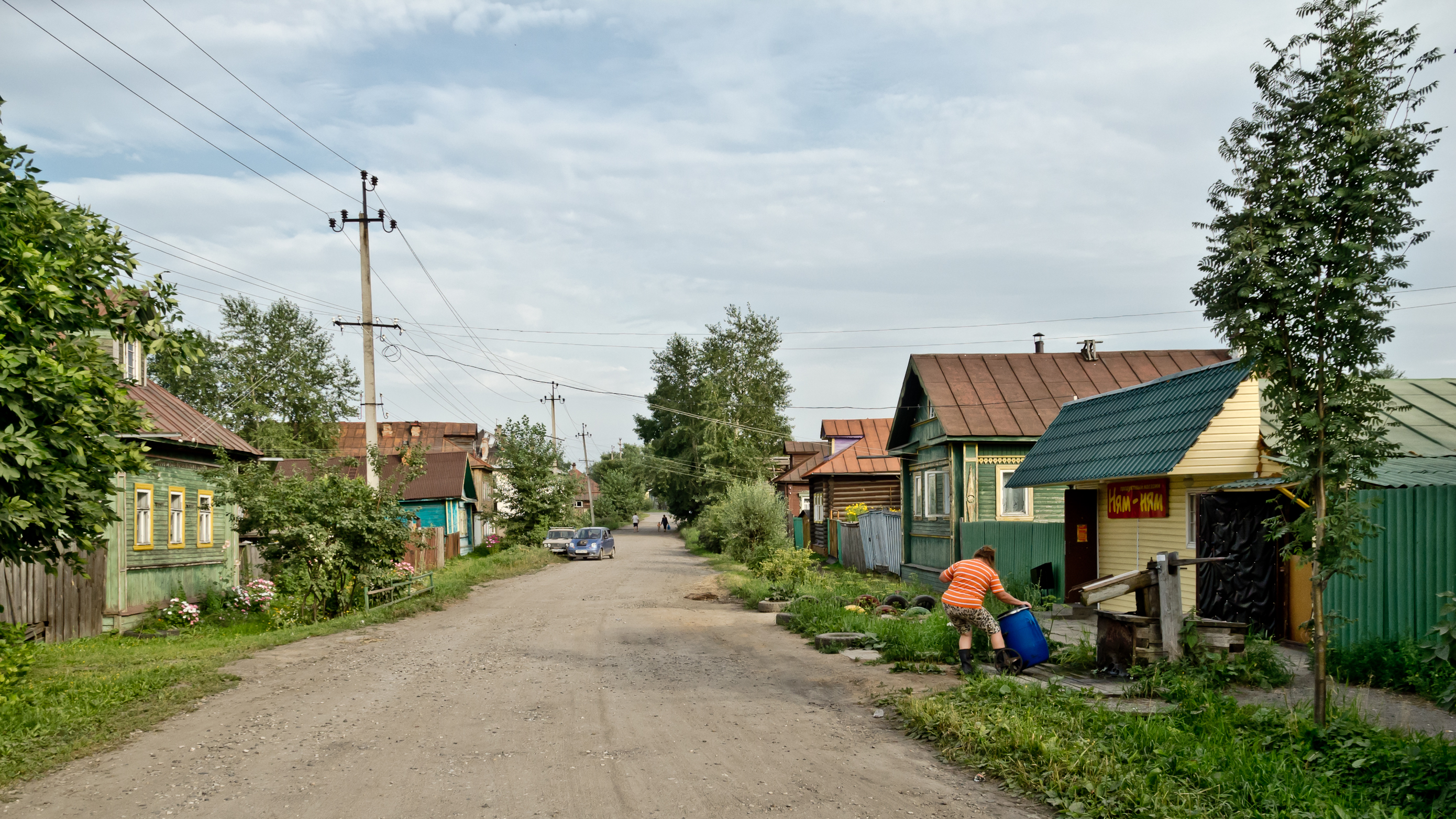 Komsomolskiy lane in Galich