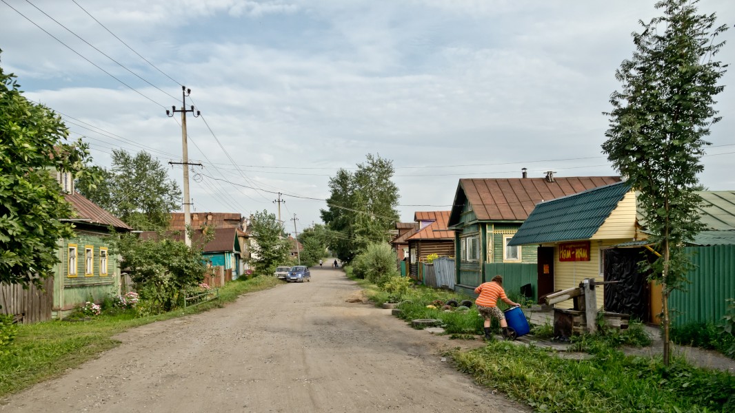 Komsomolskiy lane in Galich