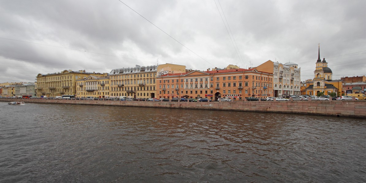 Spb Fontanka Embankment near Belinsky Bridge
