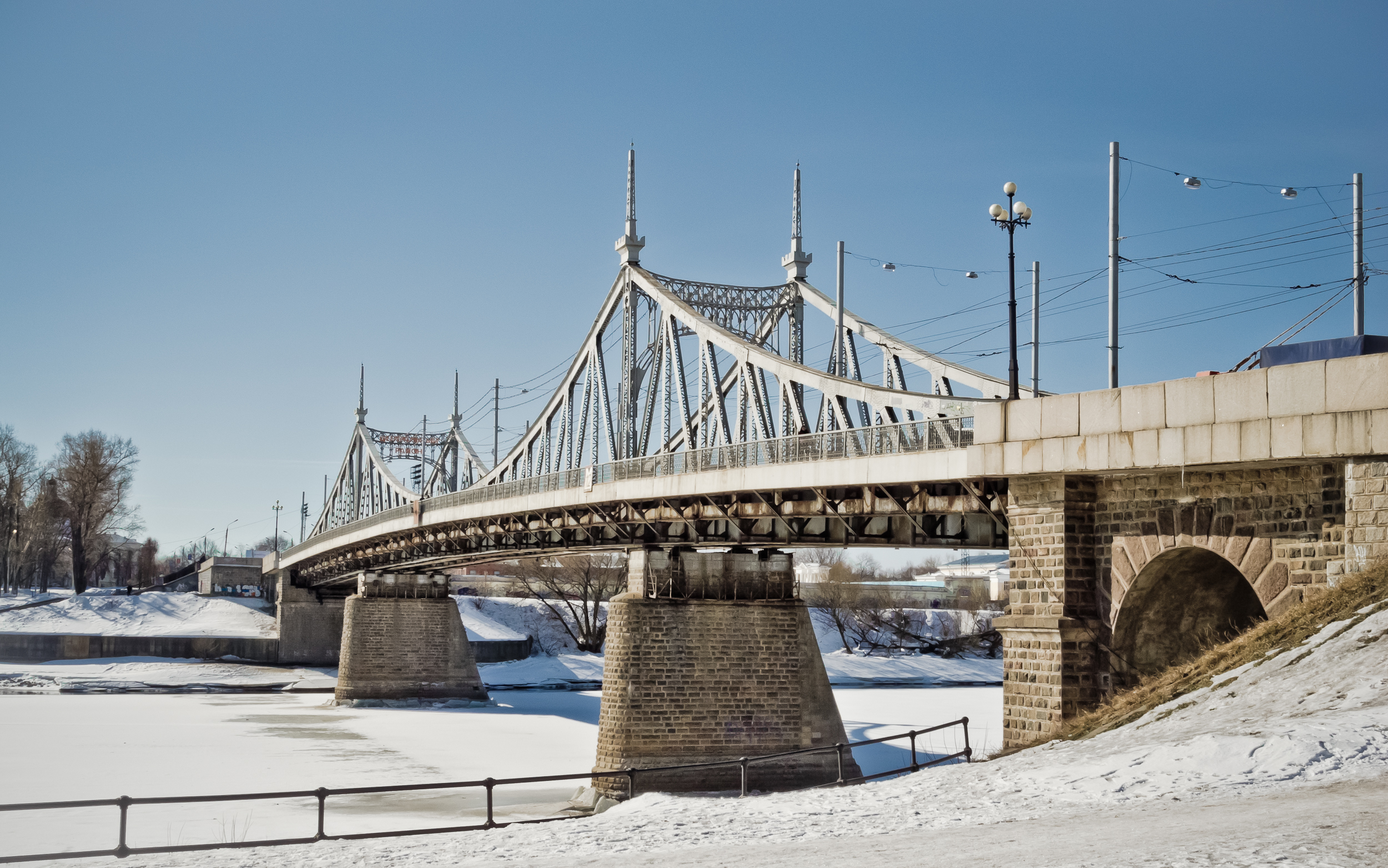Starovolzhsky Bridge in Tver