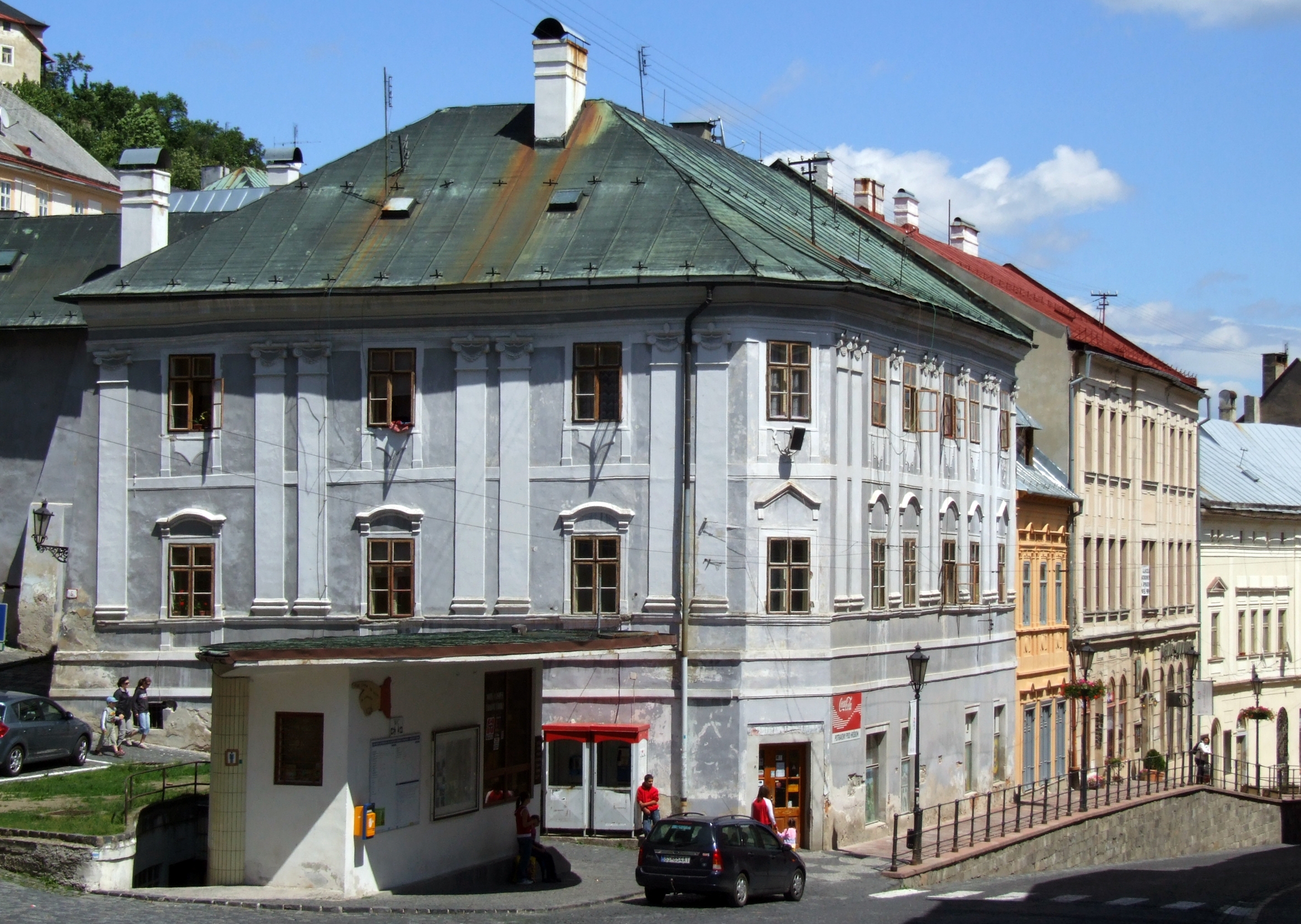 Banská Štiavnica - old bulding in center