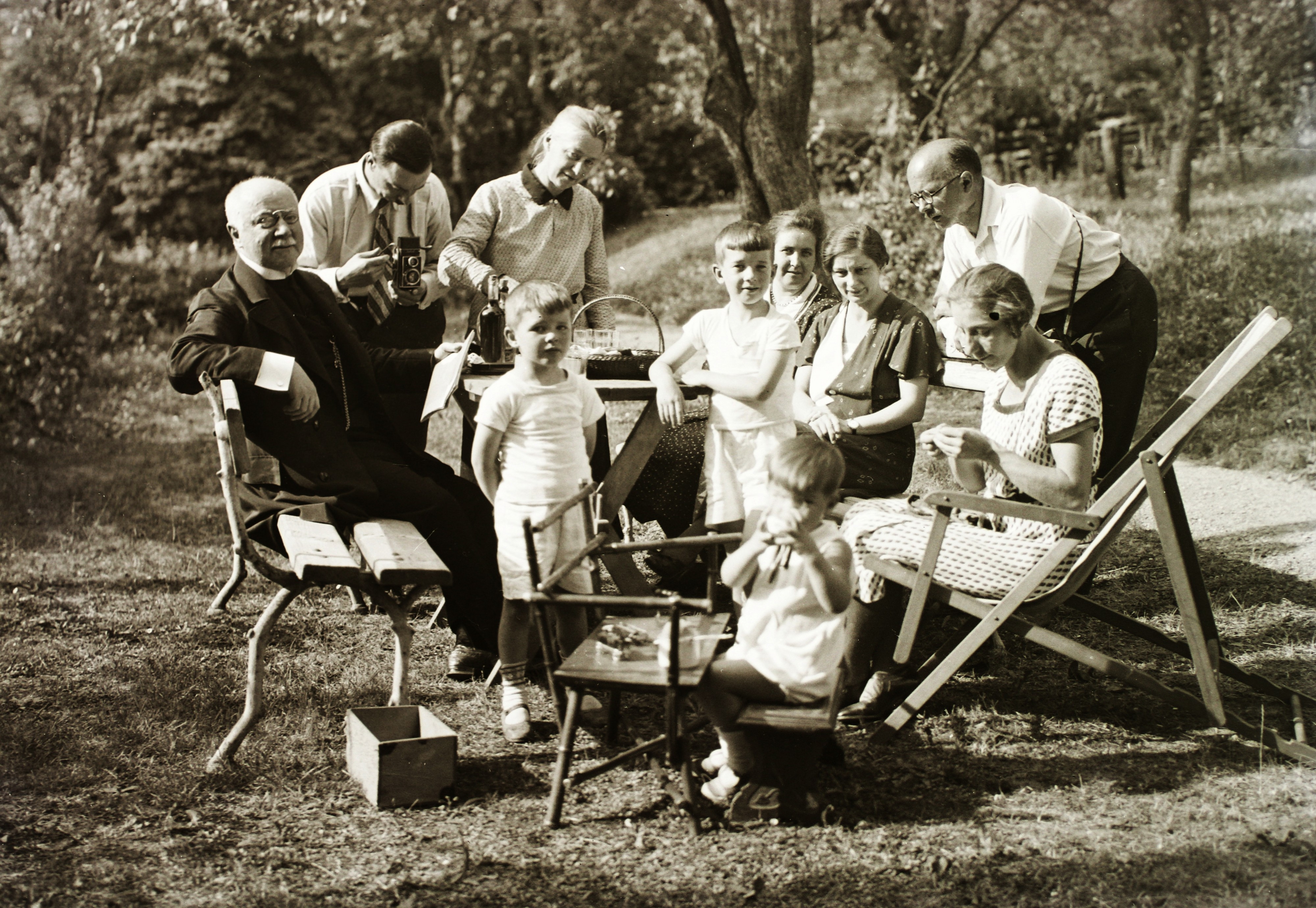 A paplak kertje. Fortepan 95503