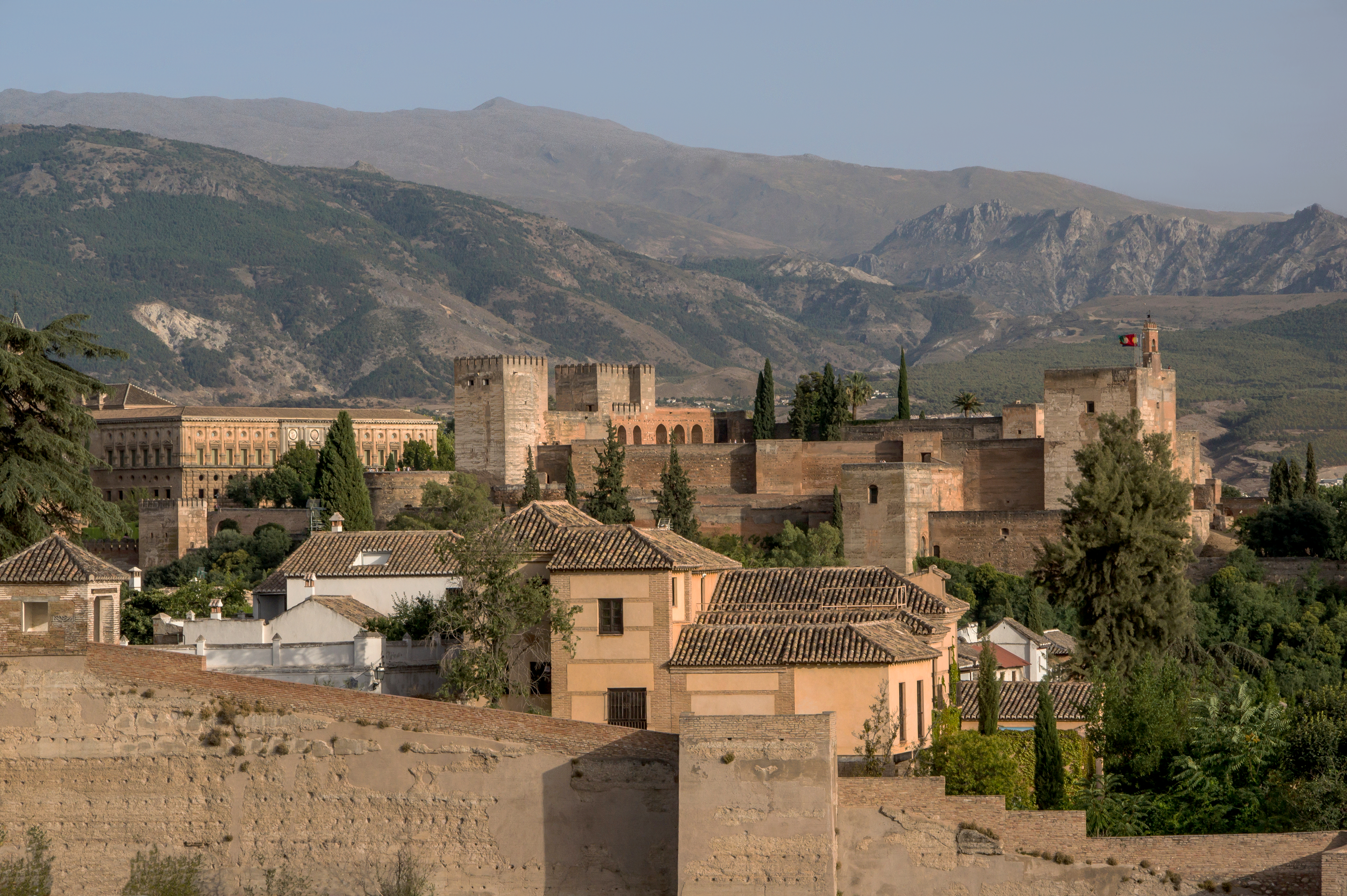 Alcazaba Alhambra mirador San Cristobal Granada Spain
