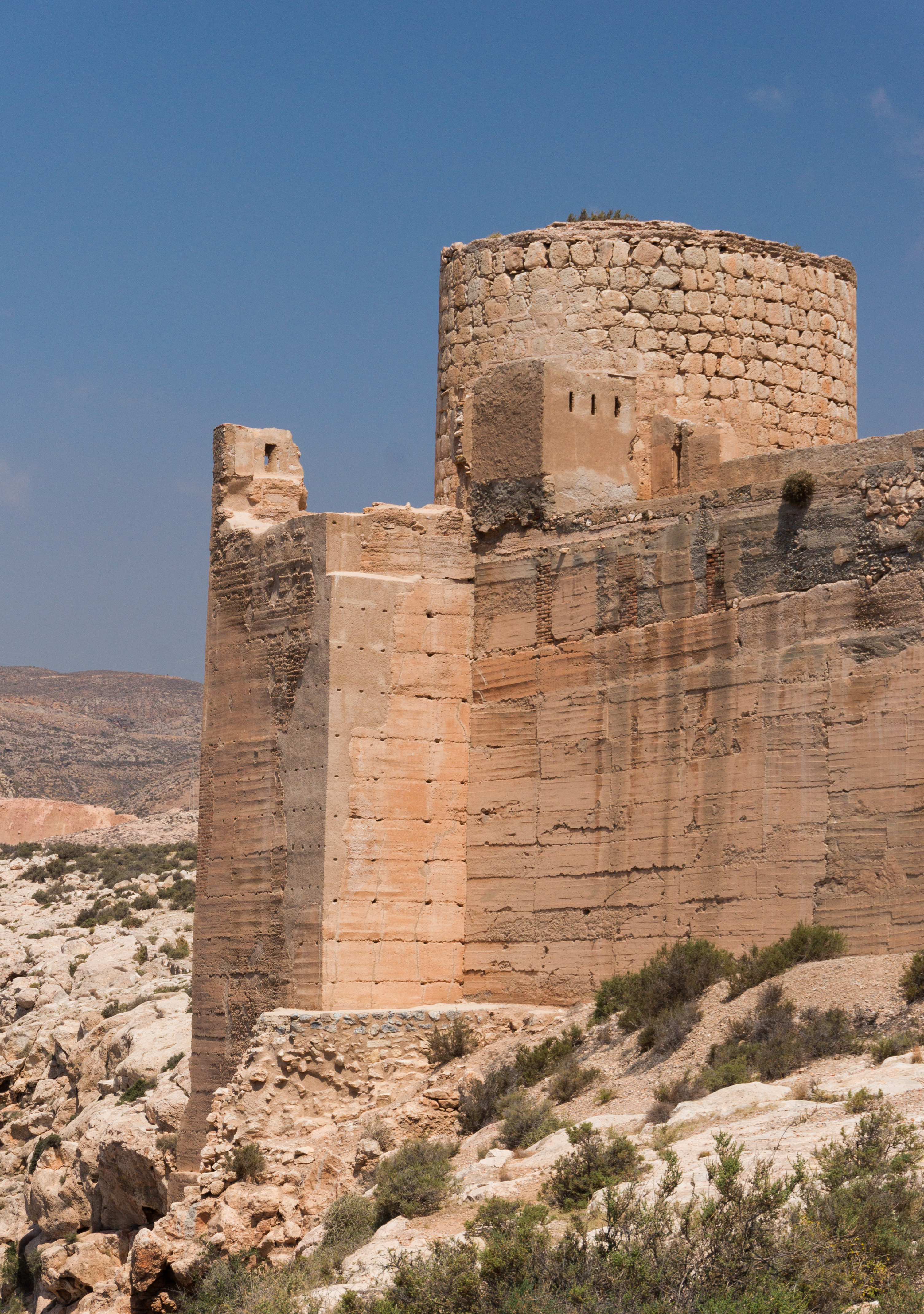 Alcazaba tower, Almeria, Spain