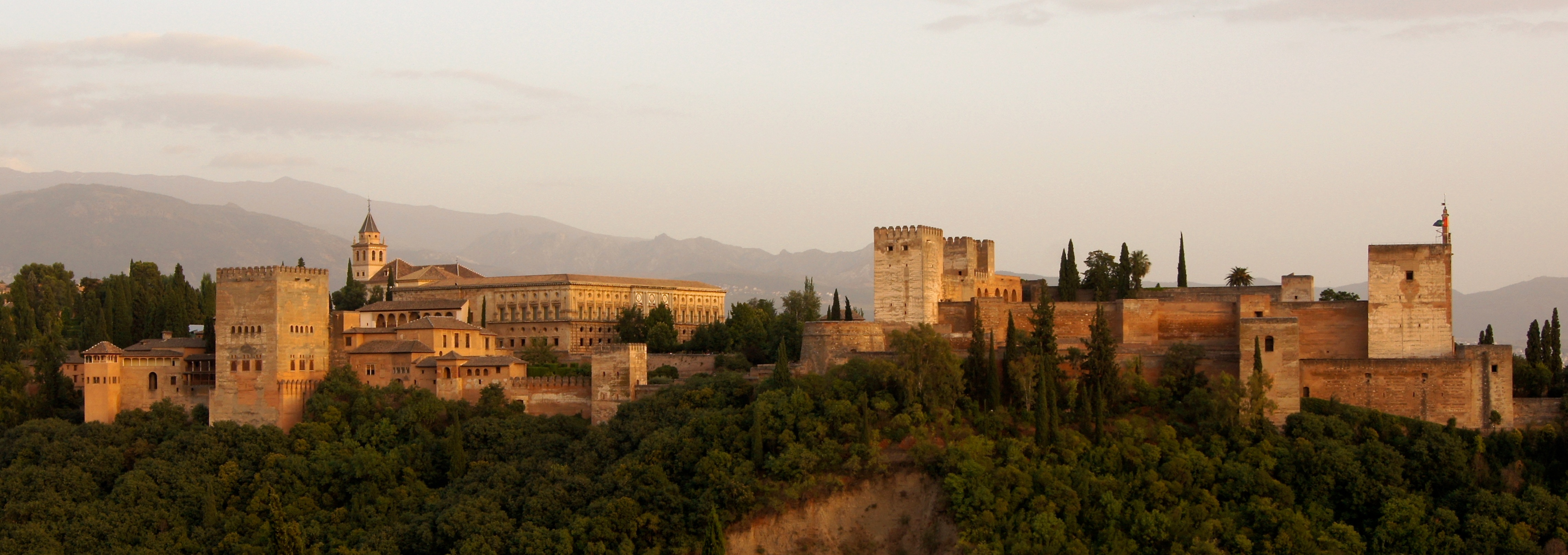 Alhambra in the evening