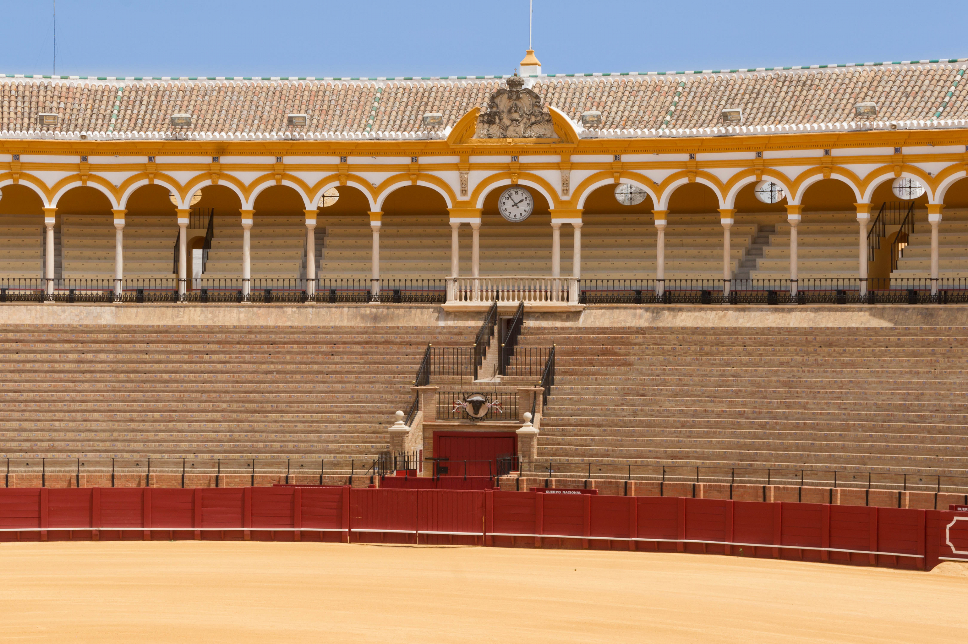Bullring Real Maestranza detail Seville Spain