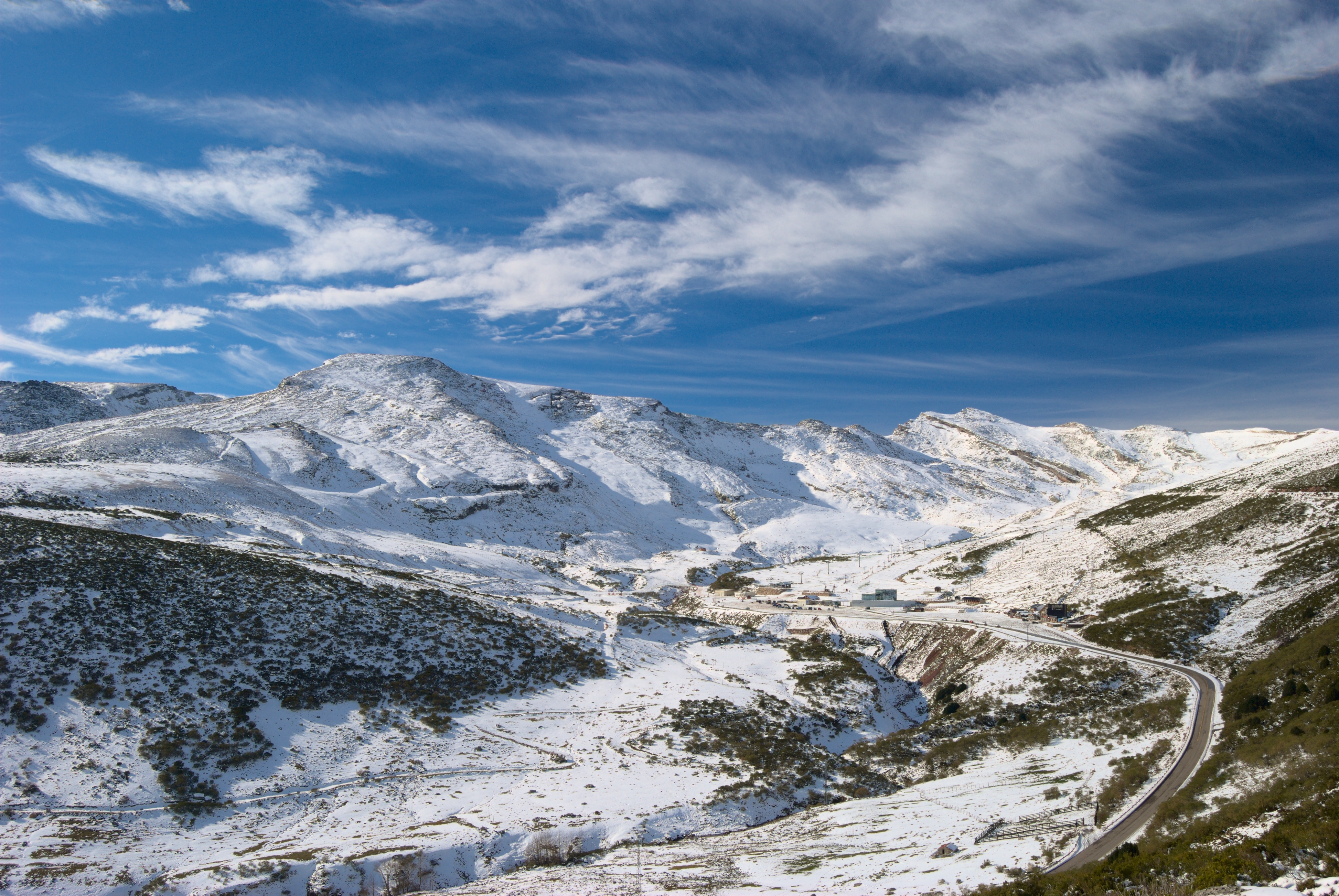 Cercanías de la estación del Alto Campoo.