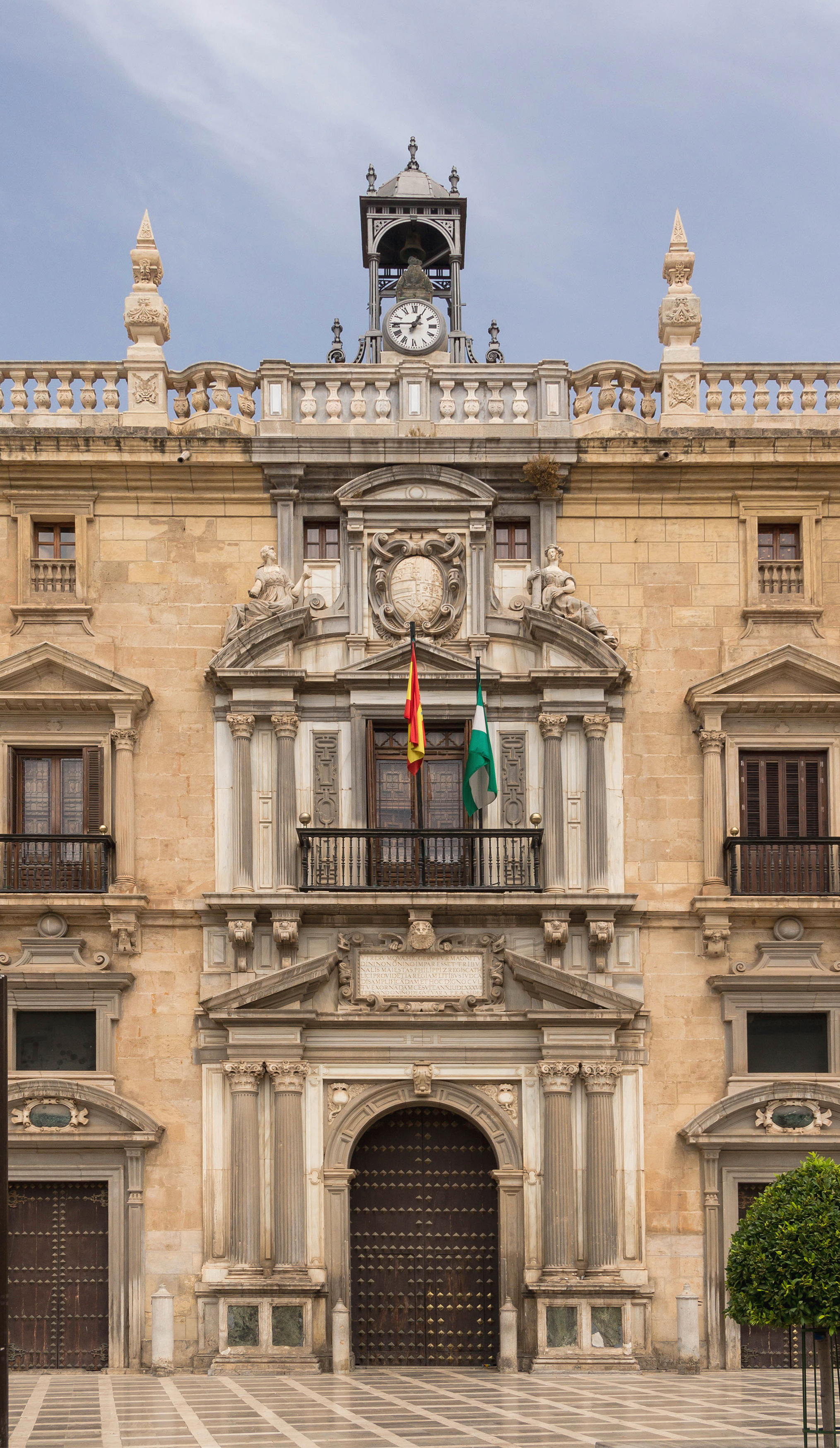 Entrance Real Chancilleria Granada Spain