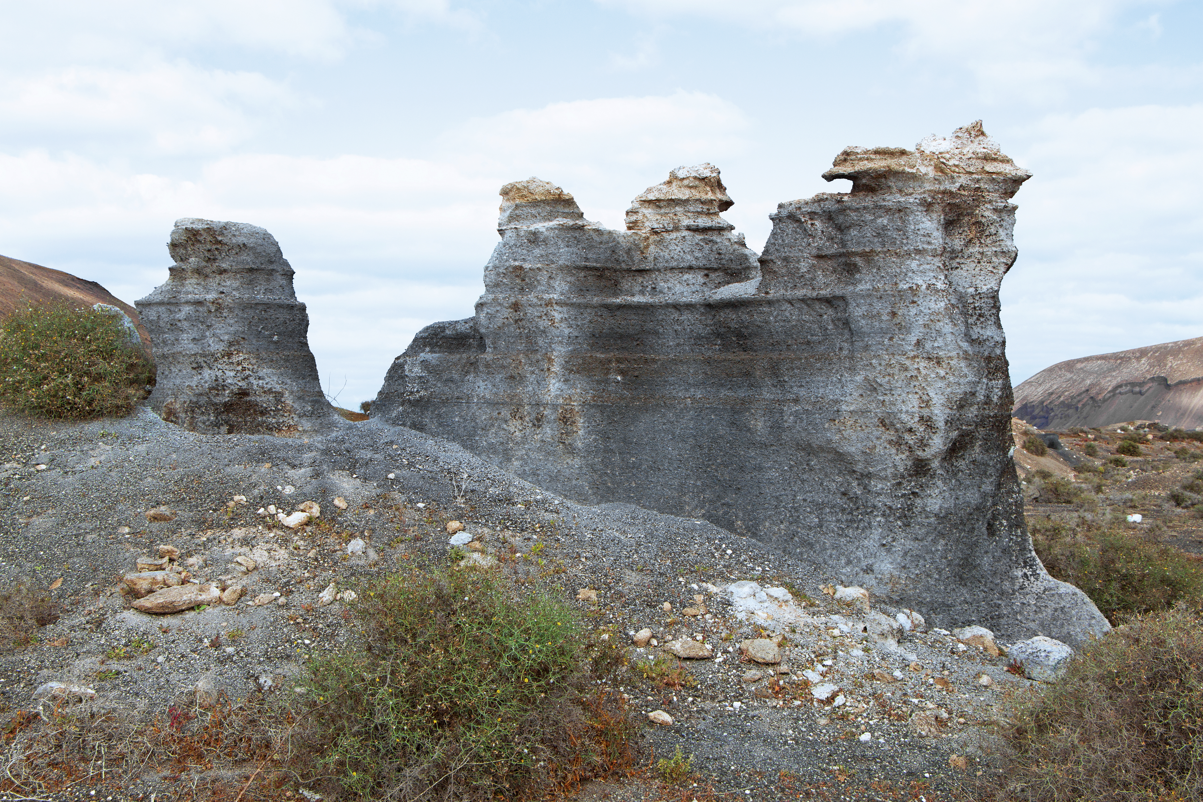 Erosion of tephra layers - Lanzarote 04