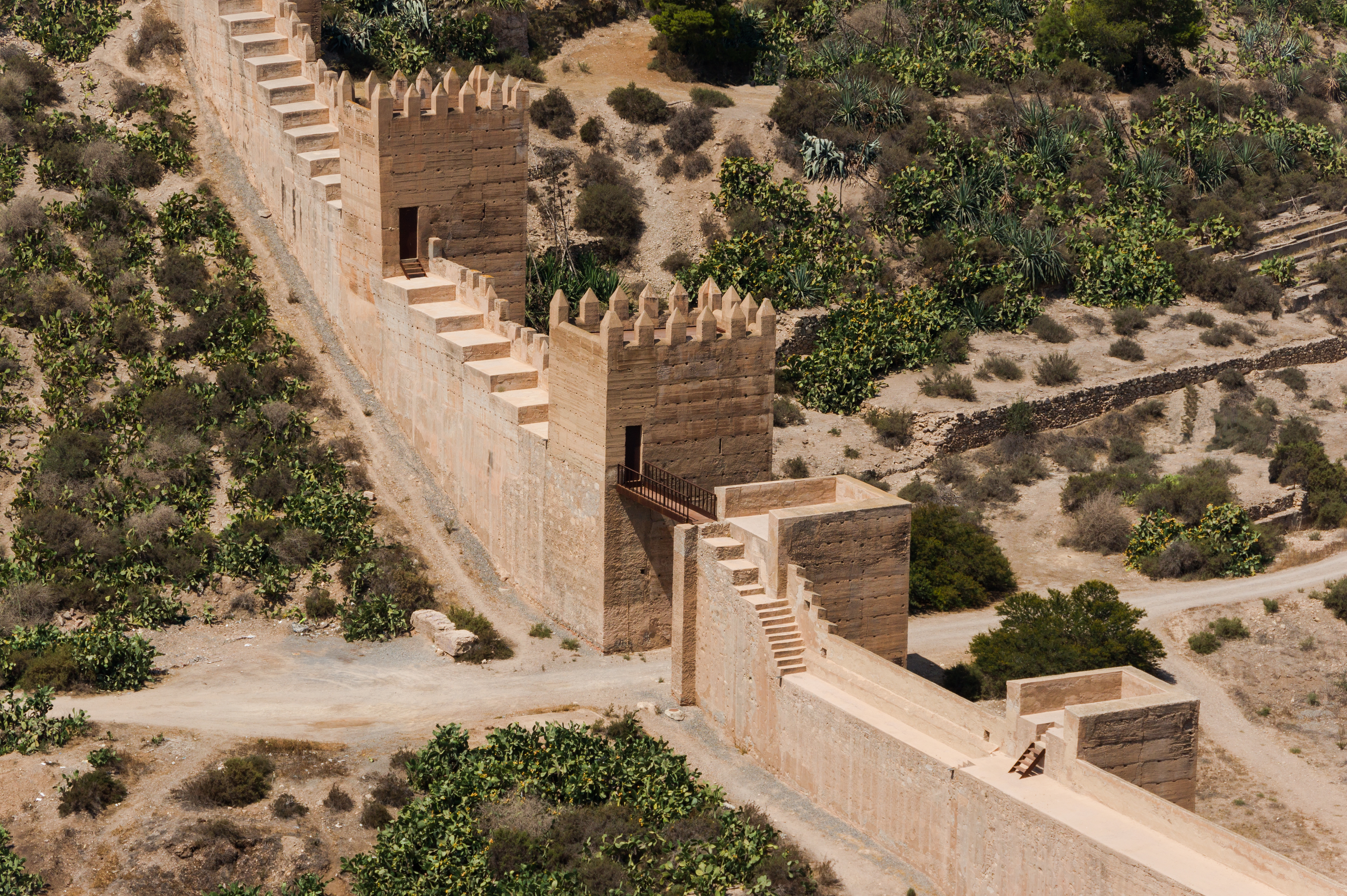 Gate city wall, Almeria, Spain