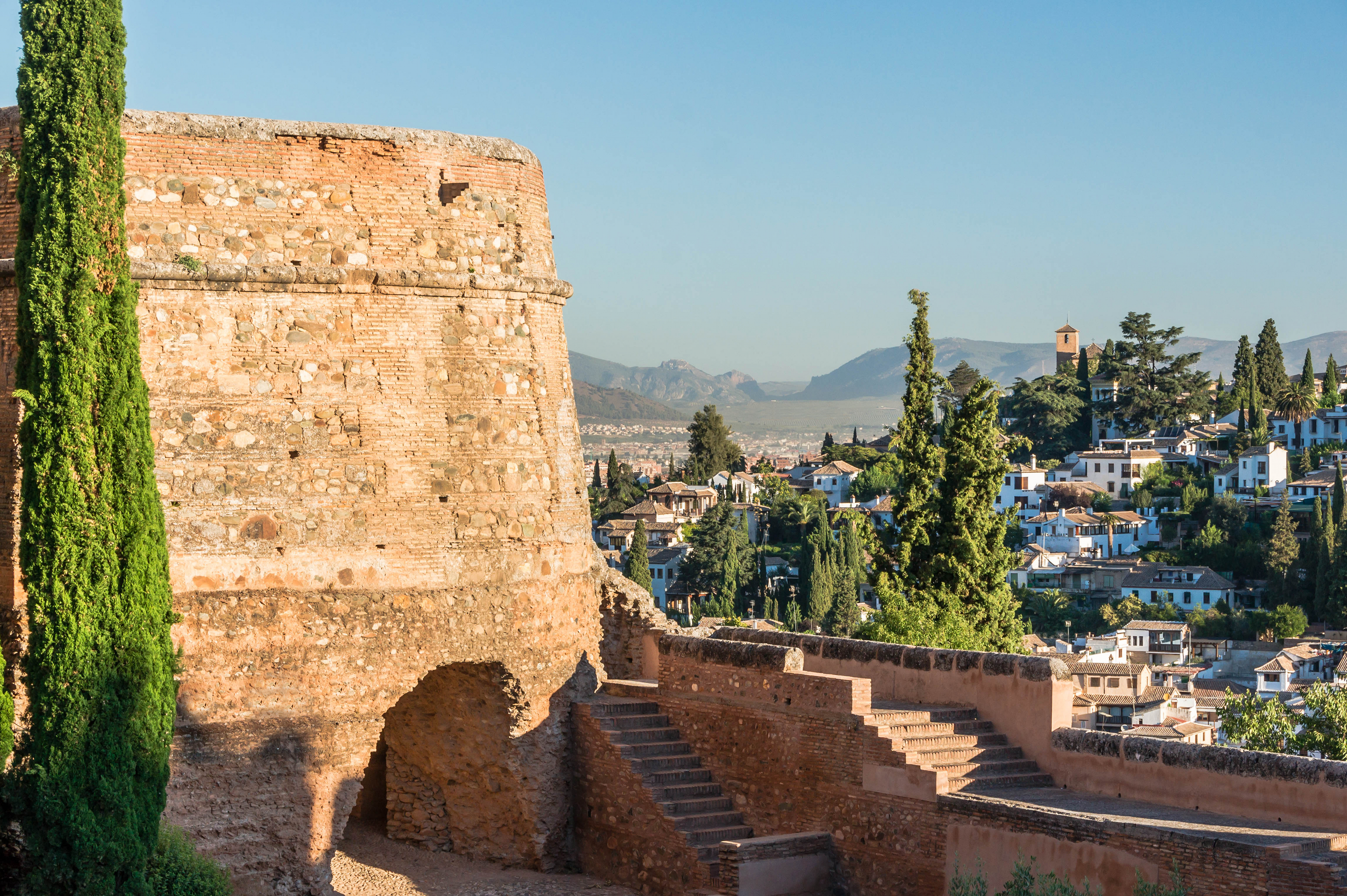 Landscape detail Alhambra Granada Spain