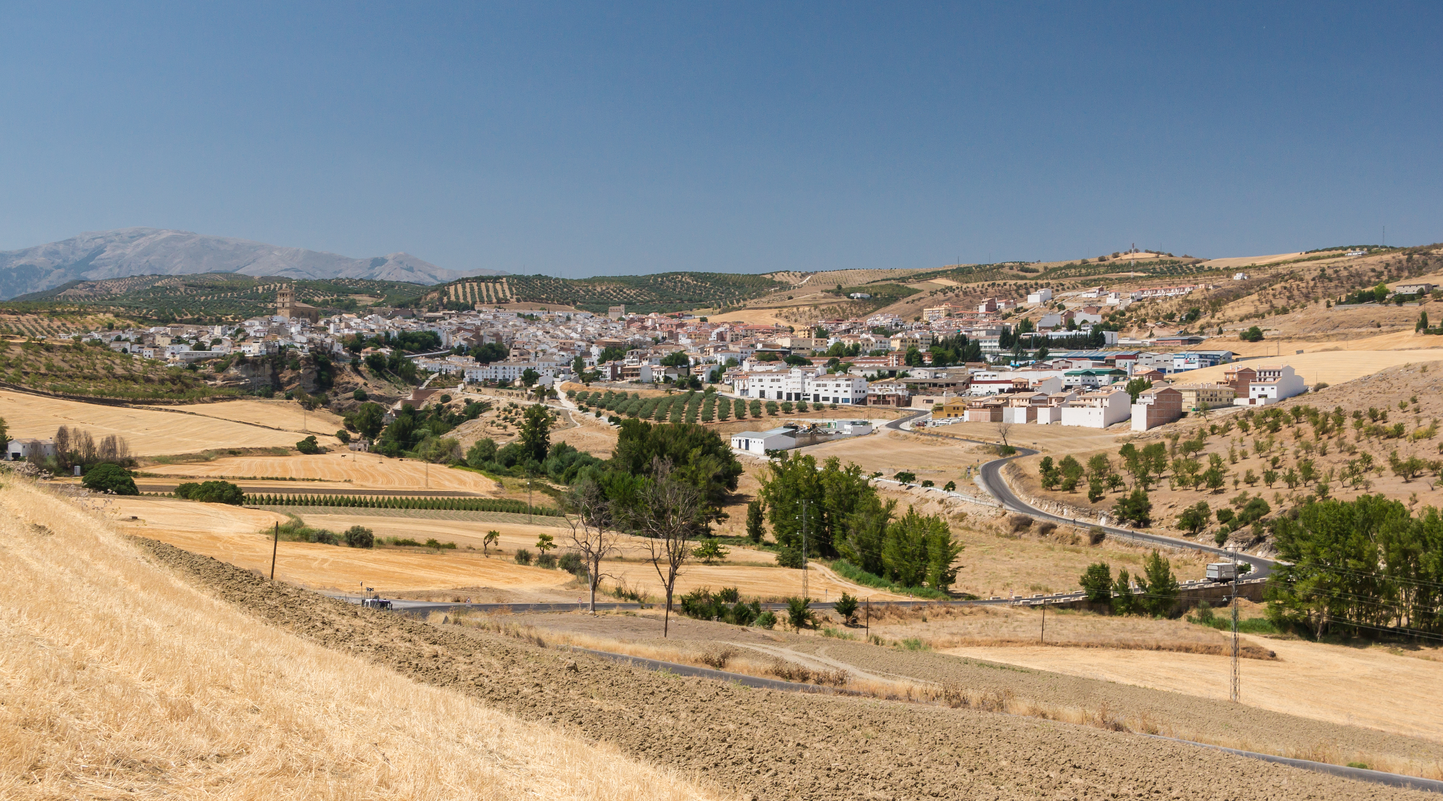 Overview, Alhama de Granada, Andalusia, Spain