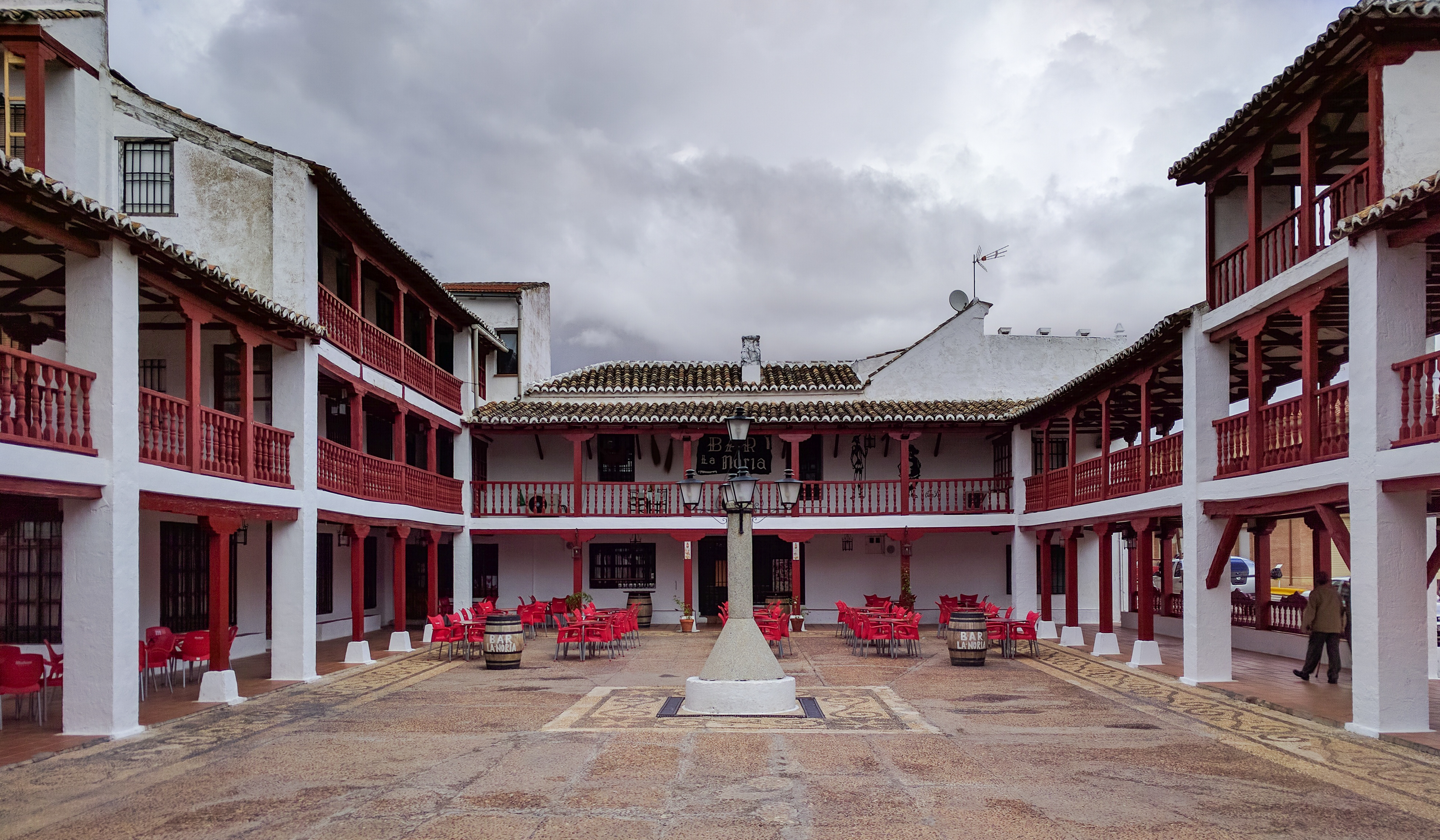 Plaza de la constitucion en Puerto Lapice