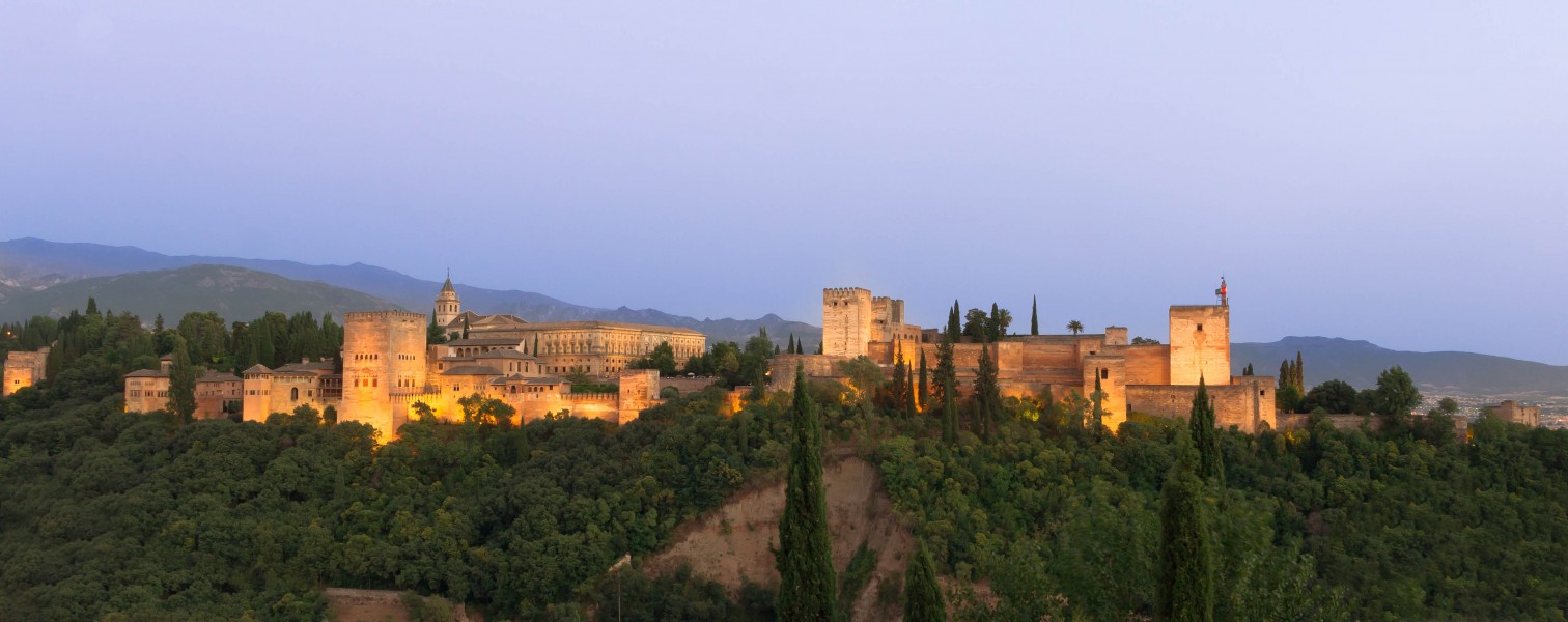 Alhambra at dusk