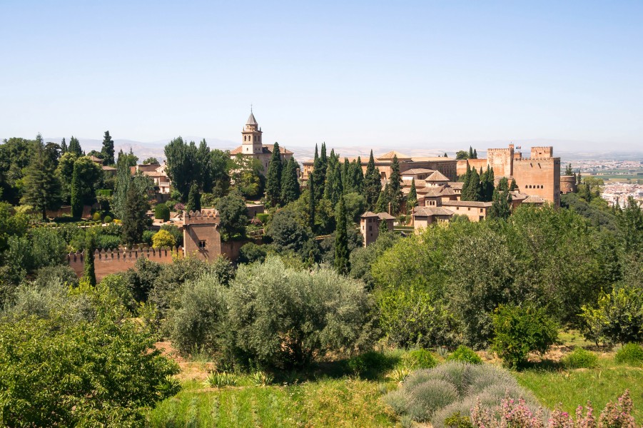 Alhambra from Generalife 2012