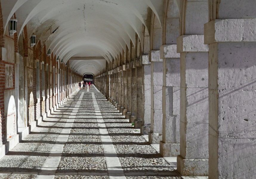 Arcade of Casa de Santiago de los Caballeros, Aranjuez, Spain