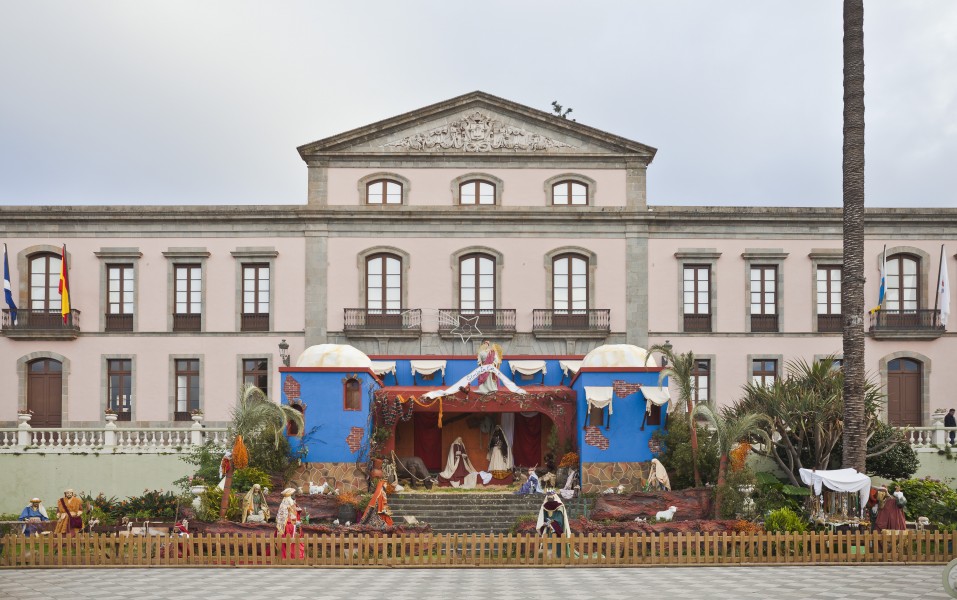 Belén en la plaza del Ayuntamiento, La Orotava, Tenerife, España, 2012-12-13, DD 01