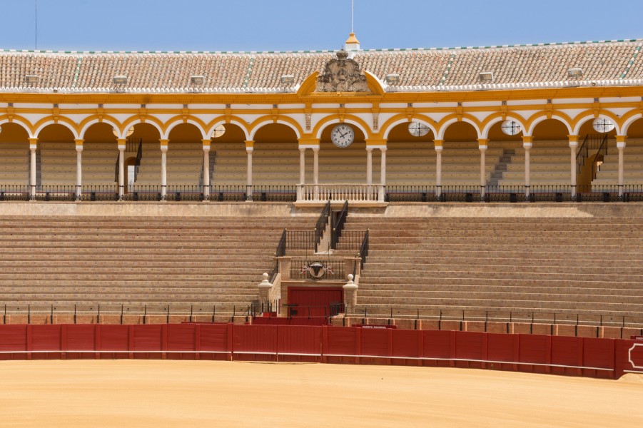 Bullring Real Maestranza detail Seville Spain