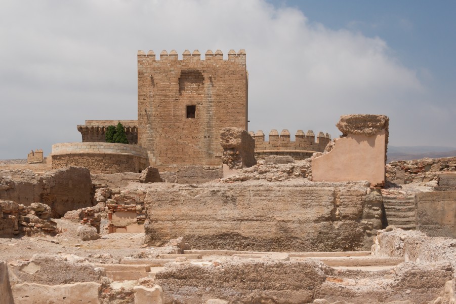 Christian keep, Alcazaba, Almeria, Spain