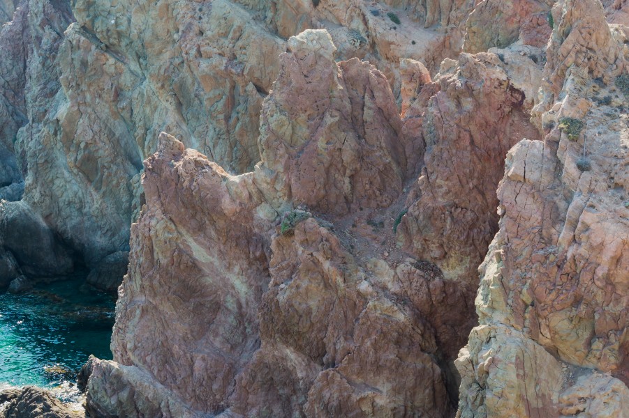 Detail of rocks, Cabo de Gata, Andalusia, Spain