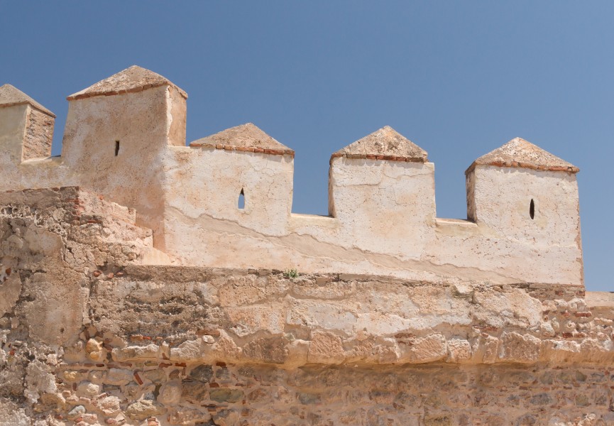 Detail walkway Alcazaba, Almeria, Spain