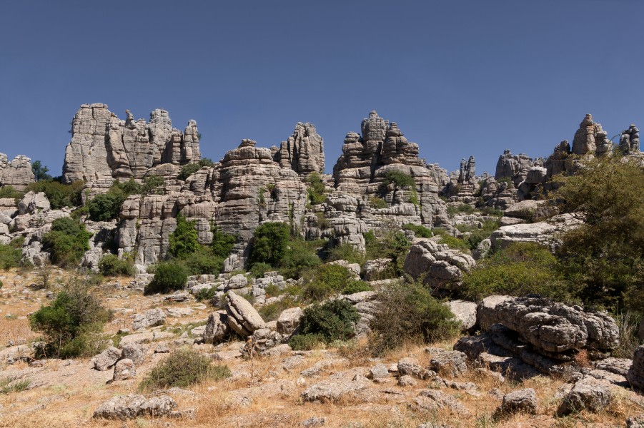 El Torcal de Antequera karst scenery Andalusia Spain