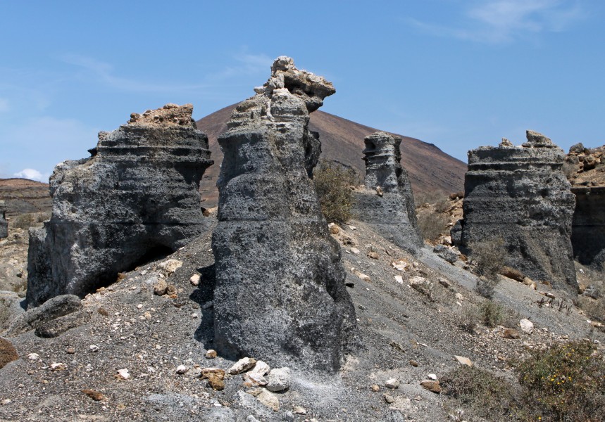 Erosion of Volcanic Layers Lanzarote 01