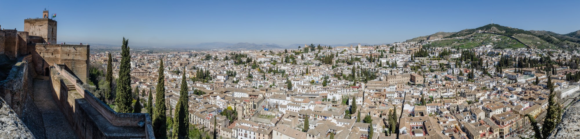 Granada from Alhambra 2014