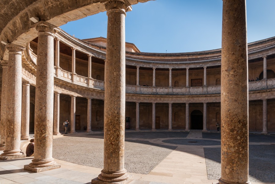 Granada Spain Alhambra-Palacio-de-Carlos-V-01